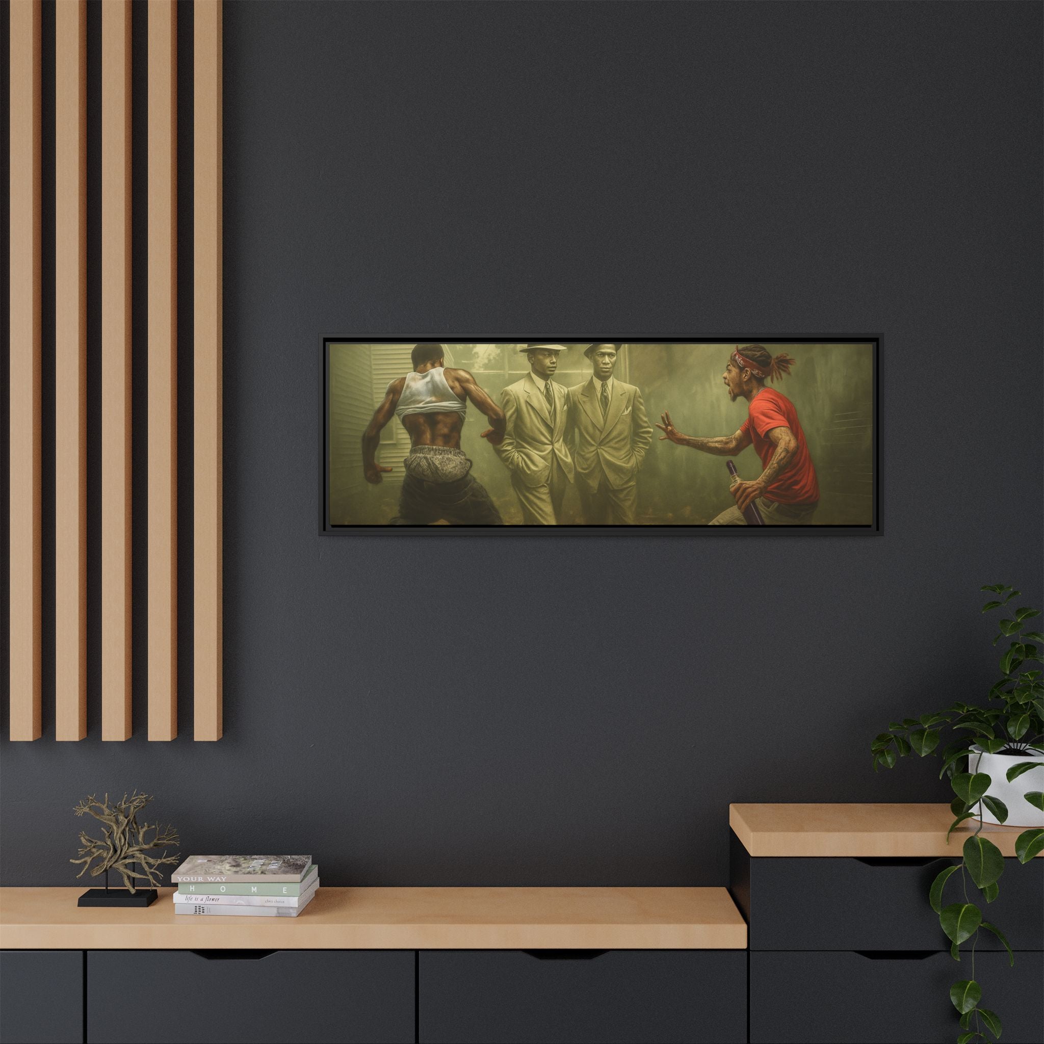 Framed Art Print: 'Is This The Change We Died For?' - Social Commentary Wall Decor, Black History Art, Motivational Home Decor, Gift [...]