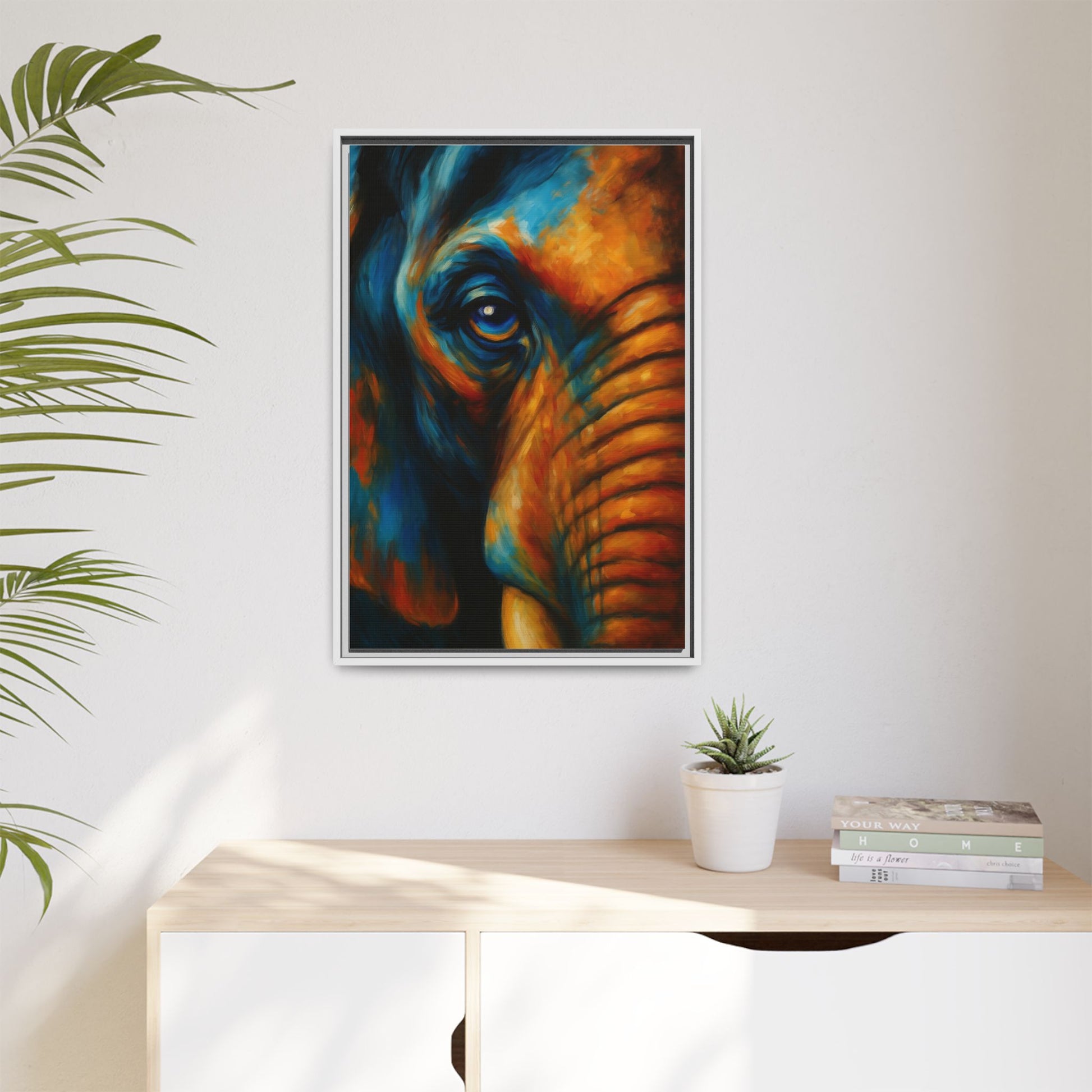 Majestic Elephant Gaze