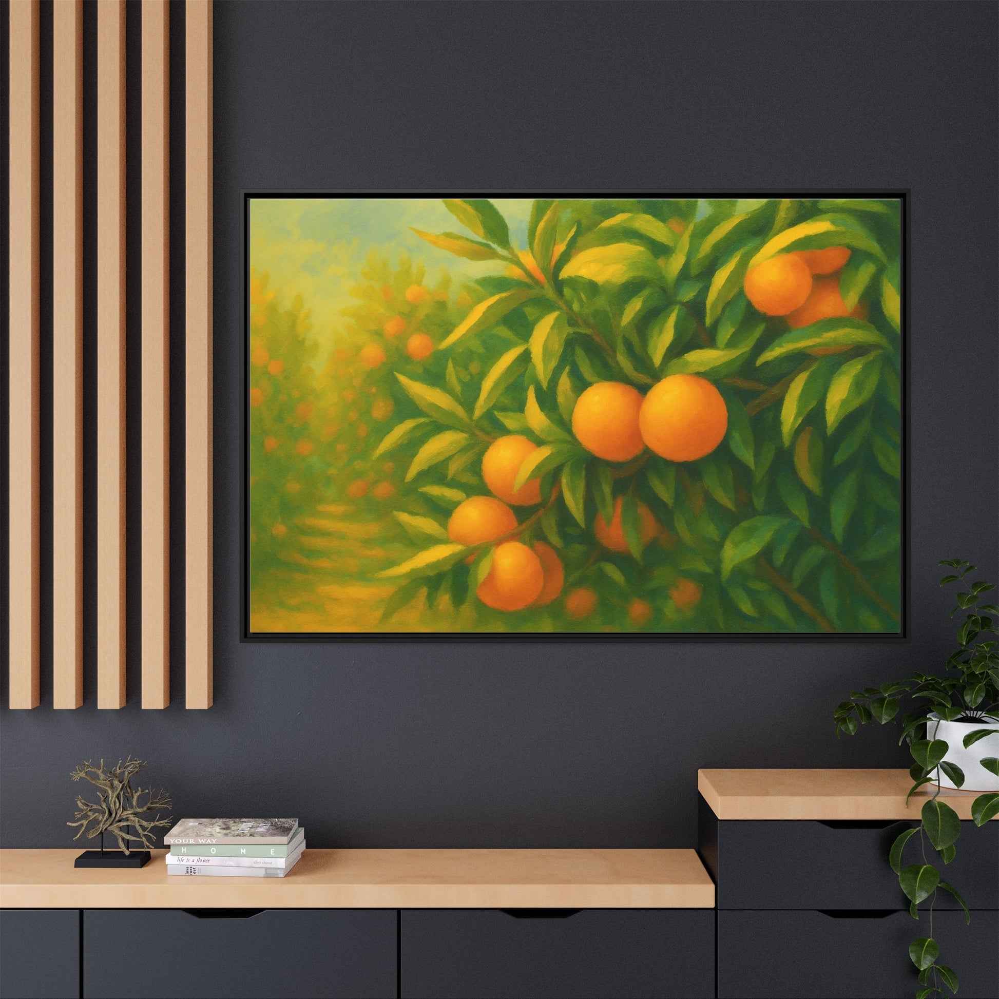 Orange Orchard Field
