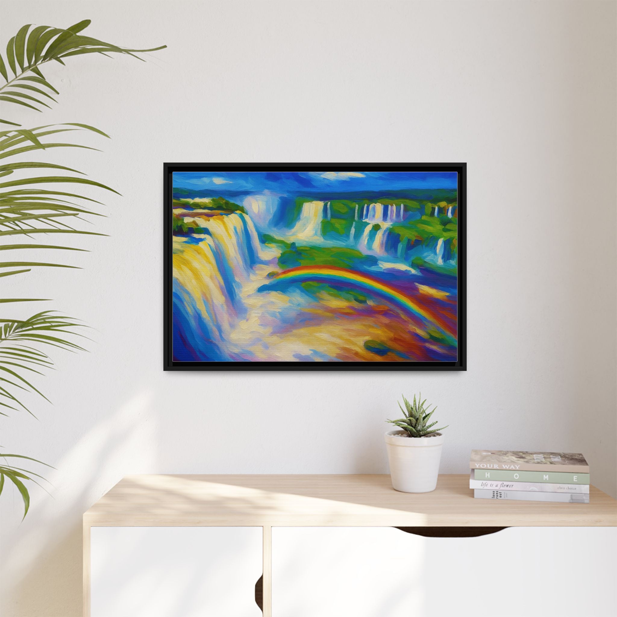 Waterfall Rainbow Splash