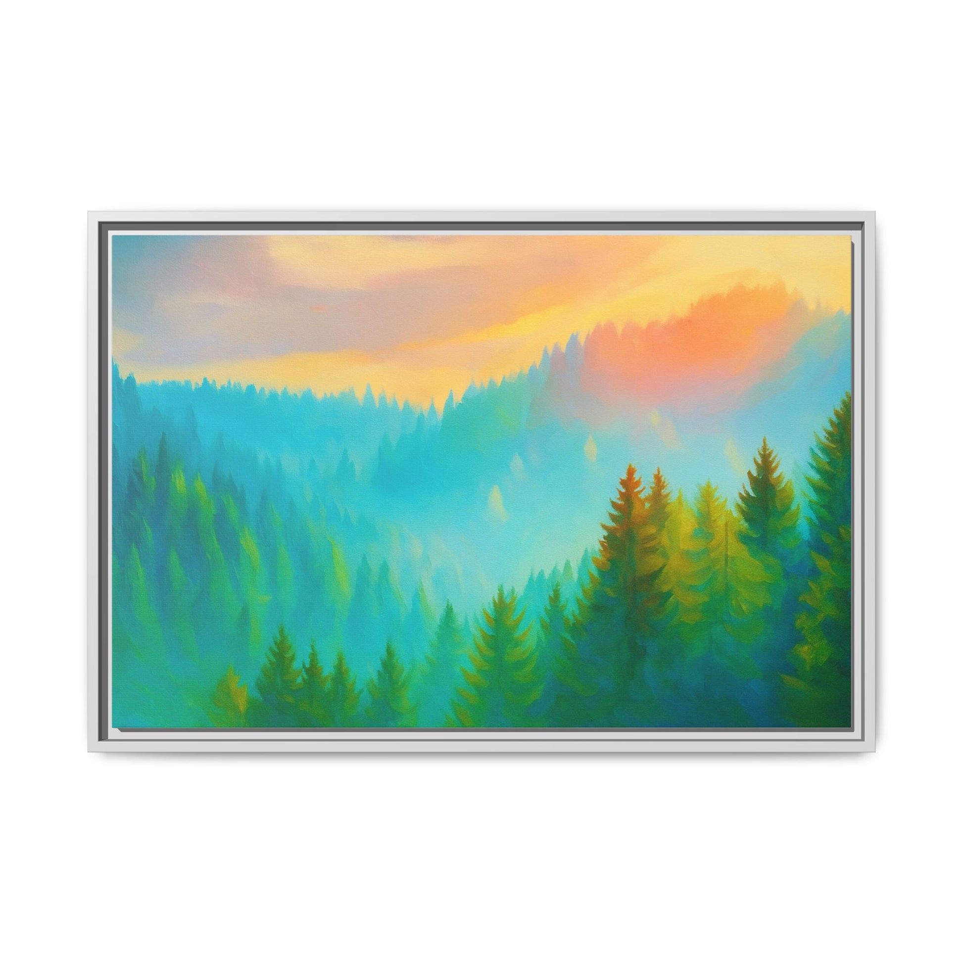 Serene Sun Forest Nature