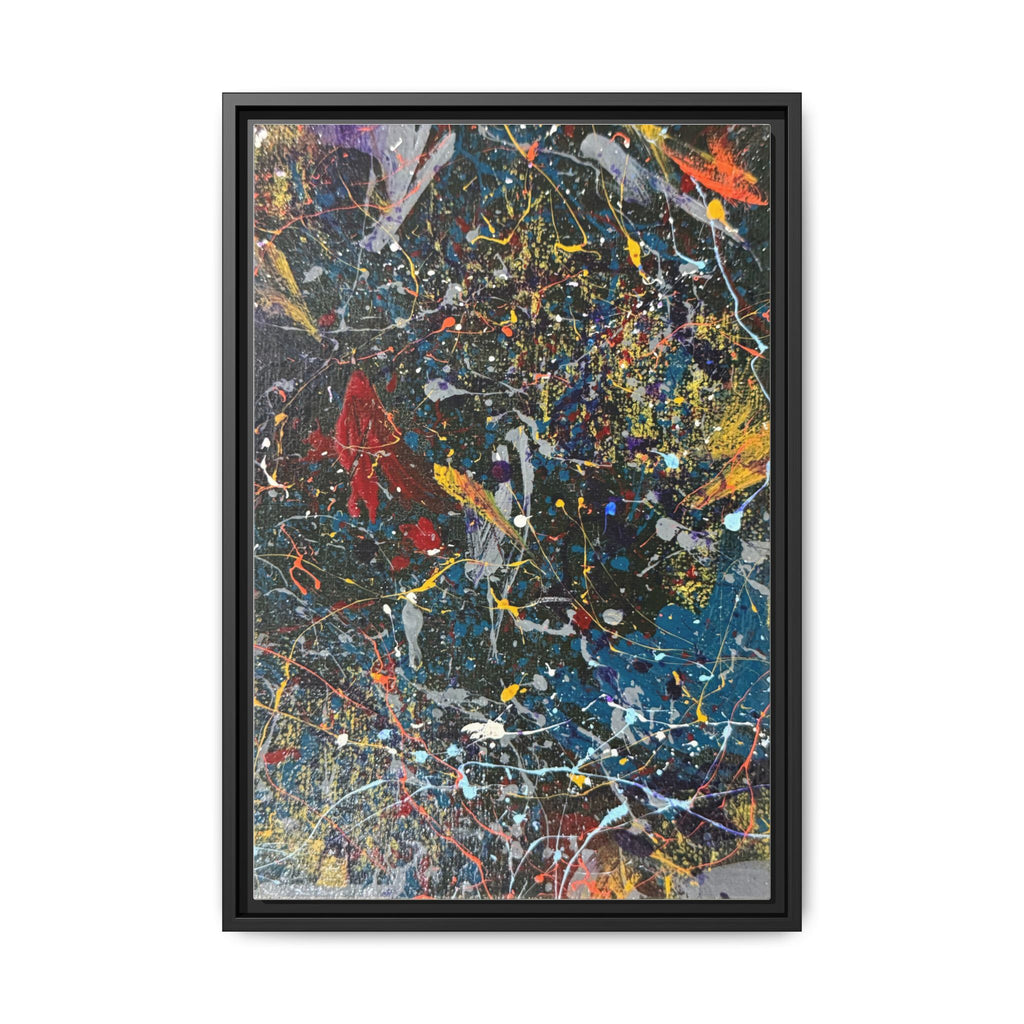 Colorful Abstract Framed Canvas Art
