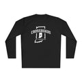 Crossroads of America Long Sleeve Tee — Indiana Retro Road Trip Shirt
