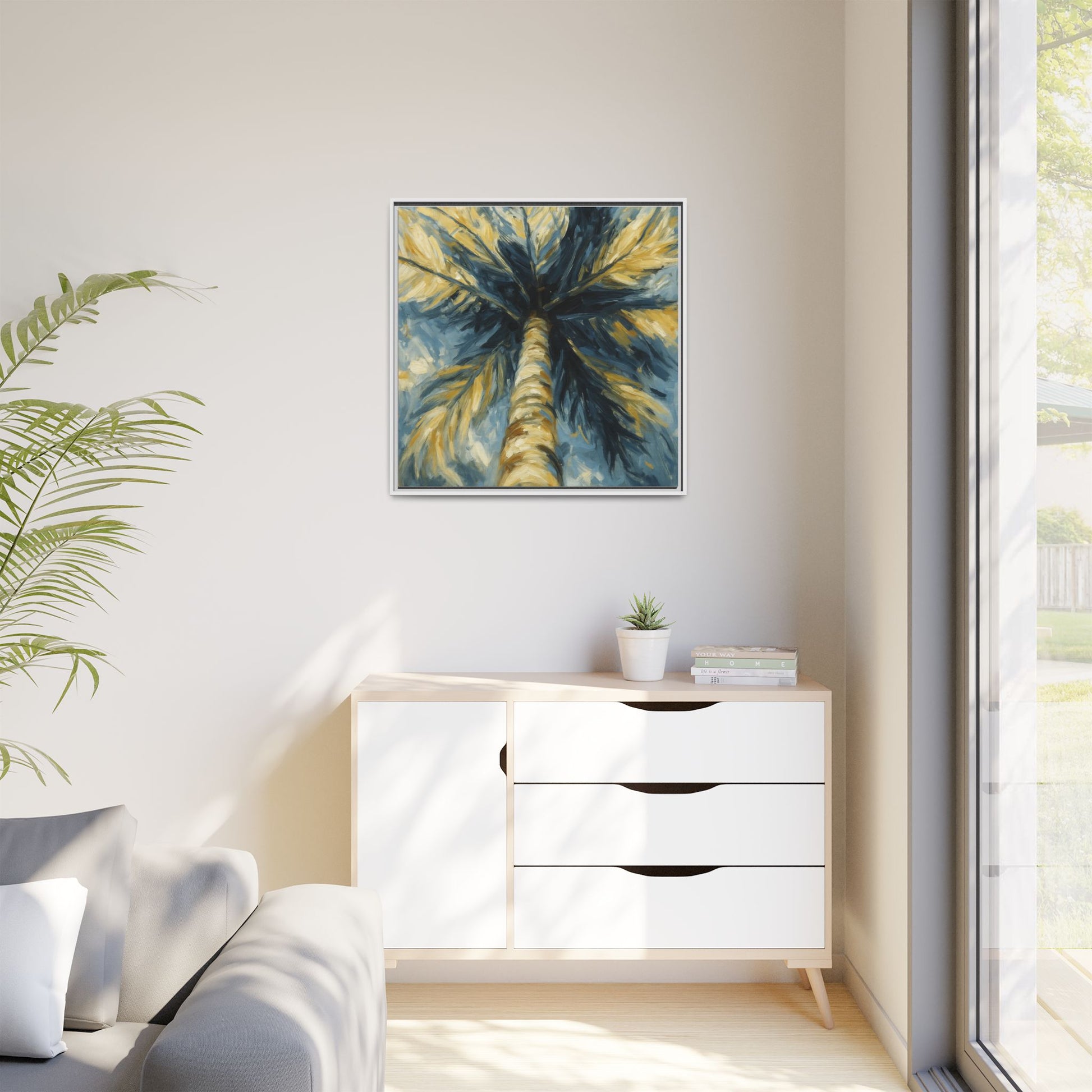 Blue Palm Tree