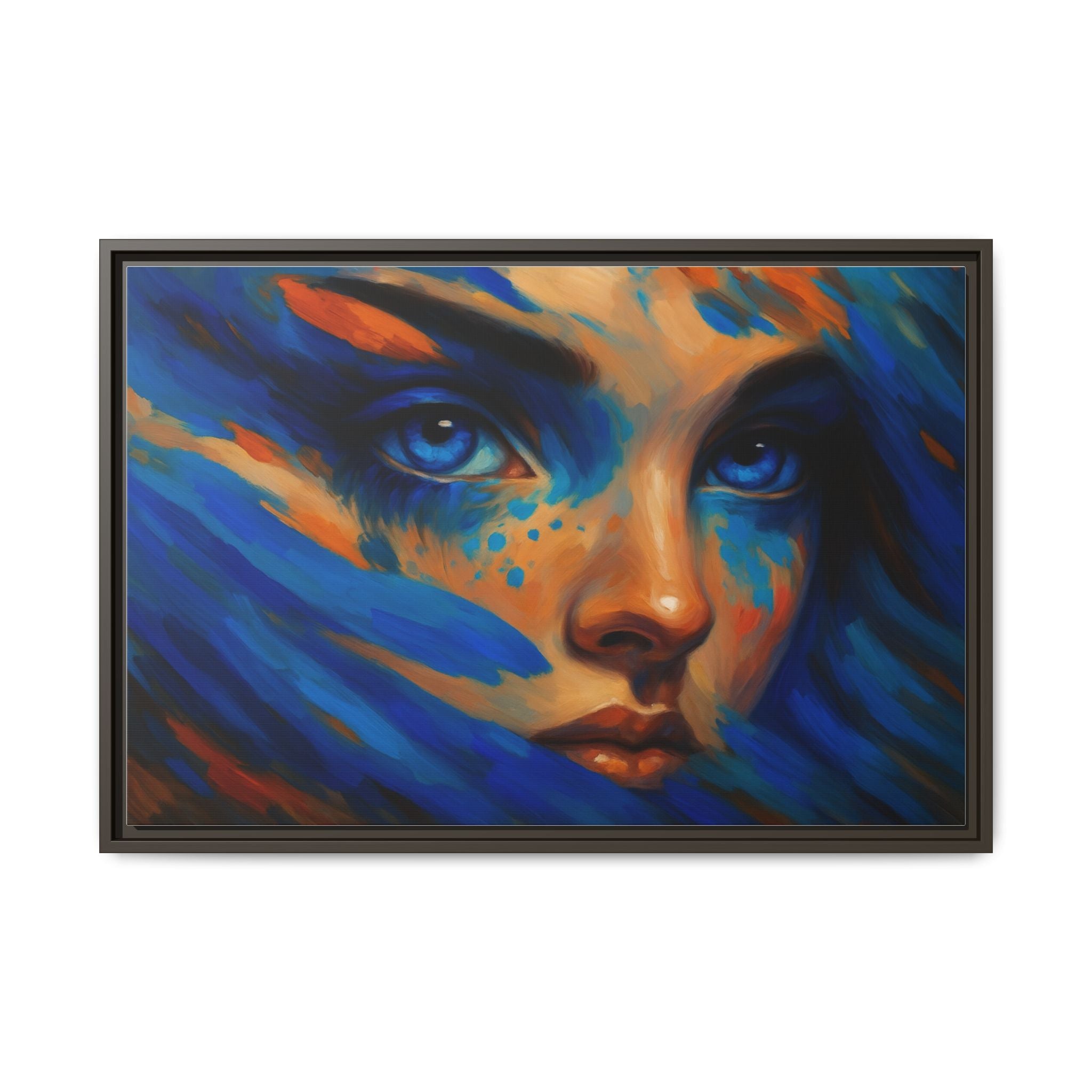 Vibrant Lady Blue Wave