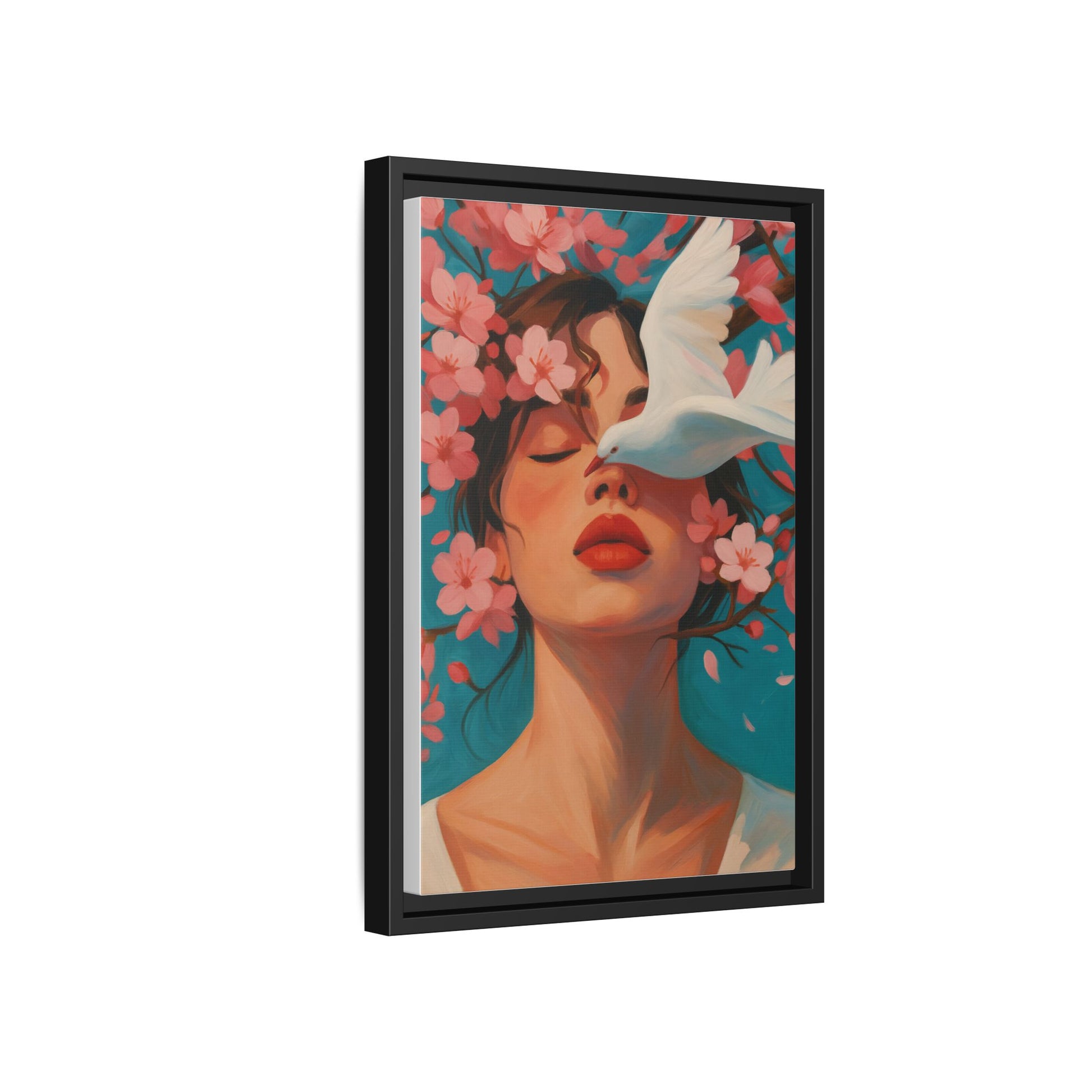 Pink Floral Serenity Dove
