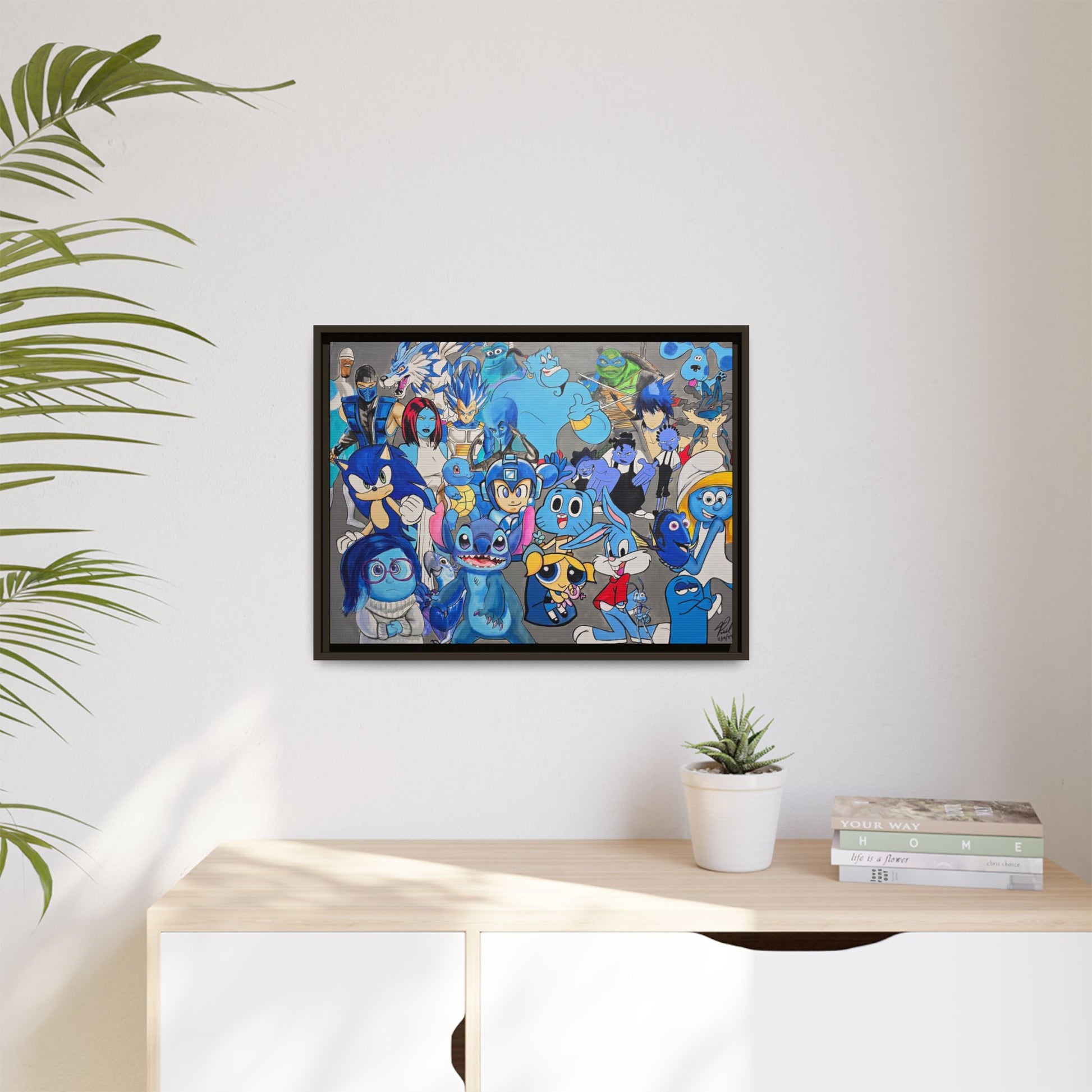 Blue Characters