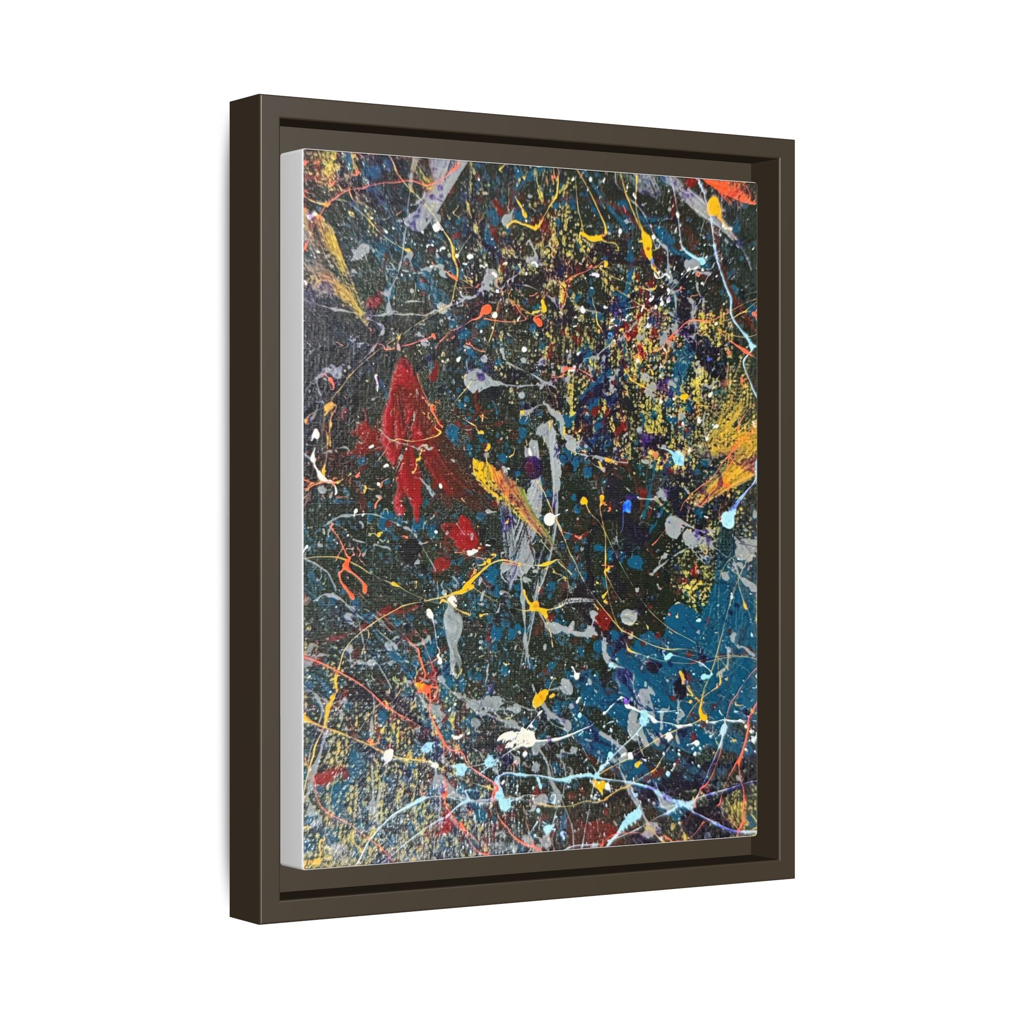 Colorful Abstract Framed Canvas Art