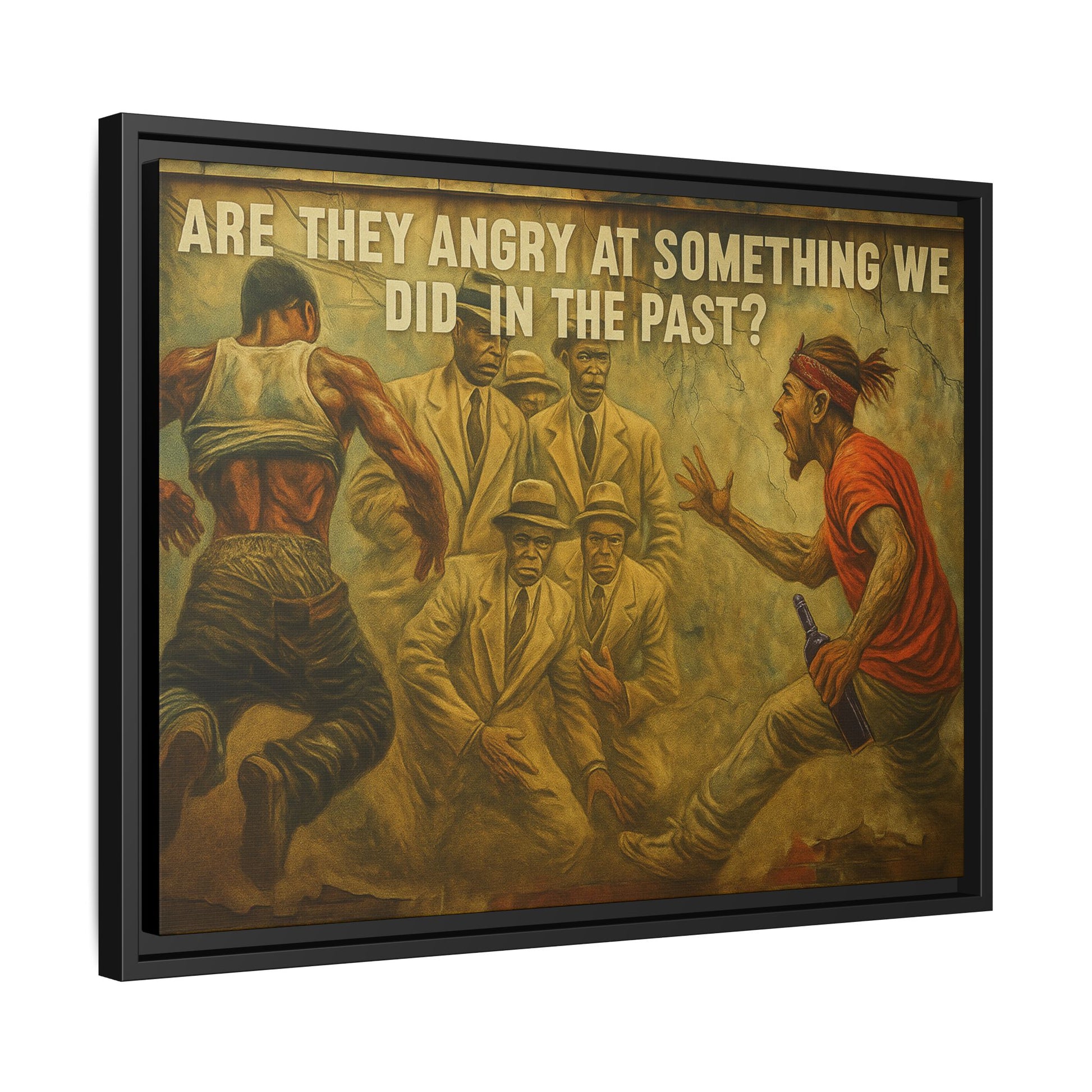 Framed Art Print: Thought-Provoking Vintage Style Wall Decor, Home Office Inspiration, Thoughtful Gift for Art Lovers