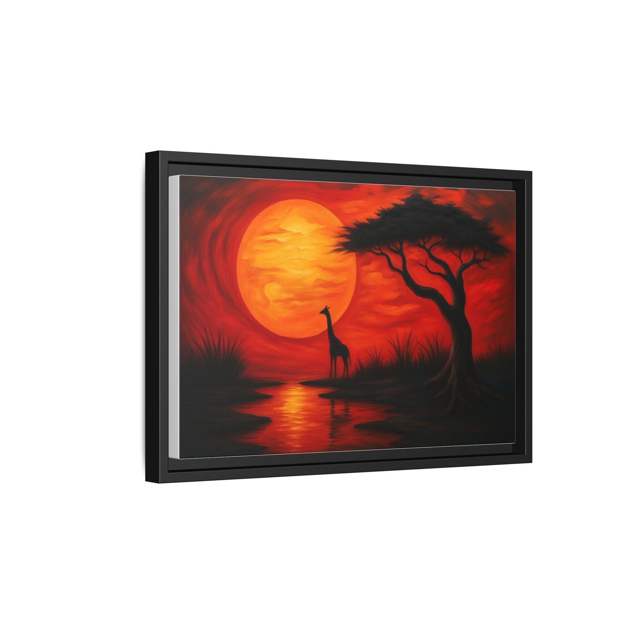 Giraffe Savanna Sunset