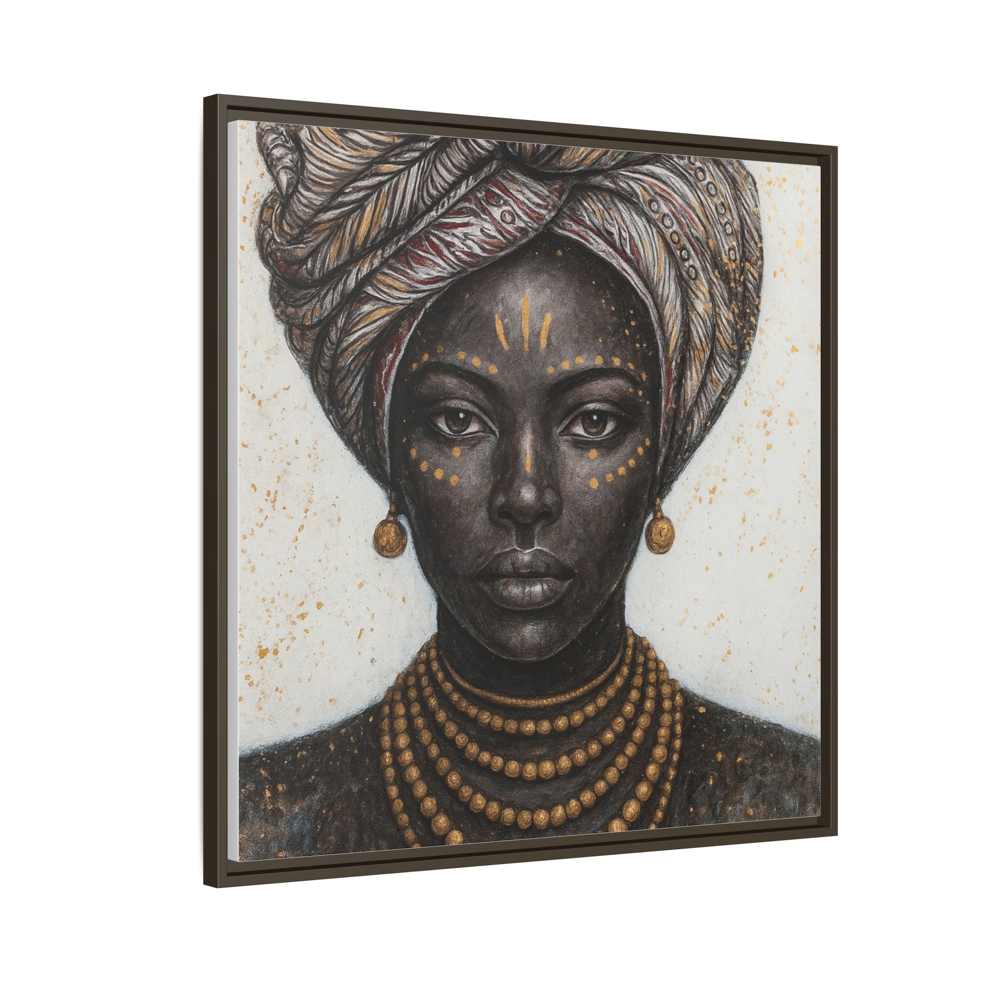 White Artistic African Lady