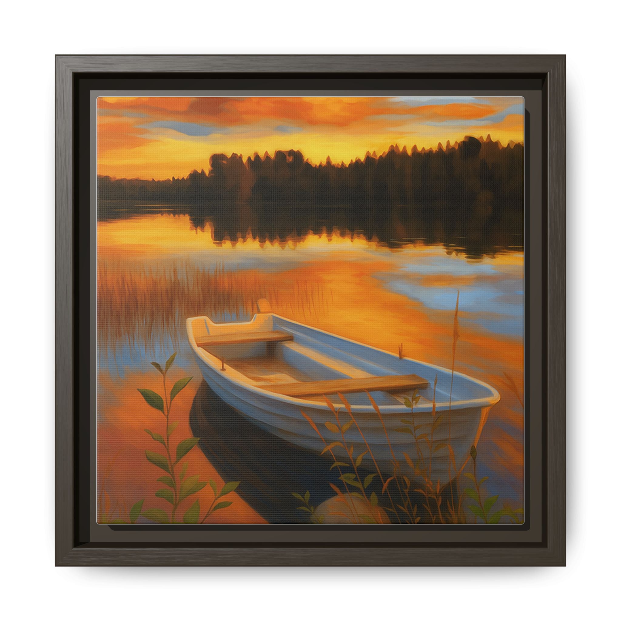 Sunset Boat Reflections