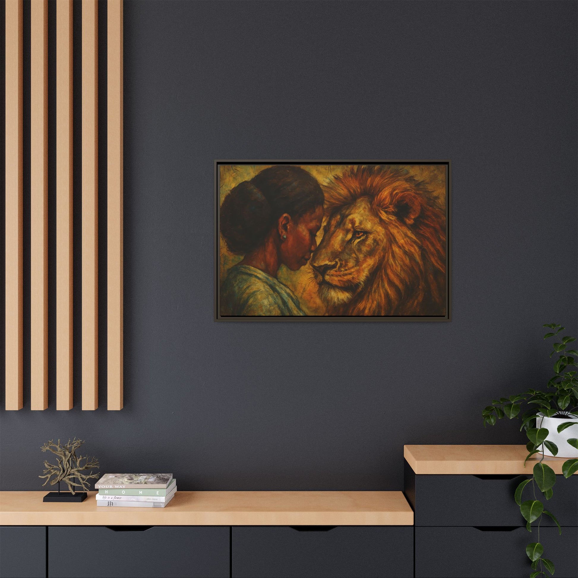 Lion and Woman
