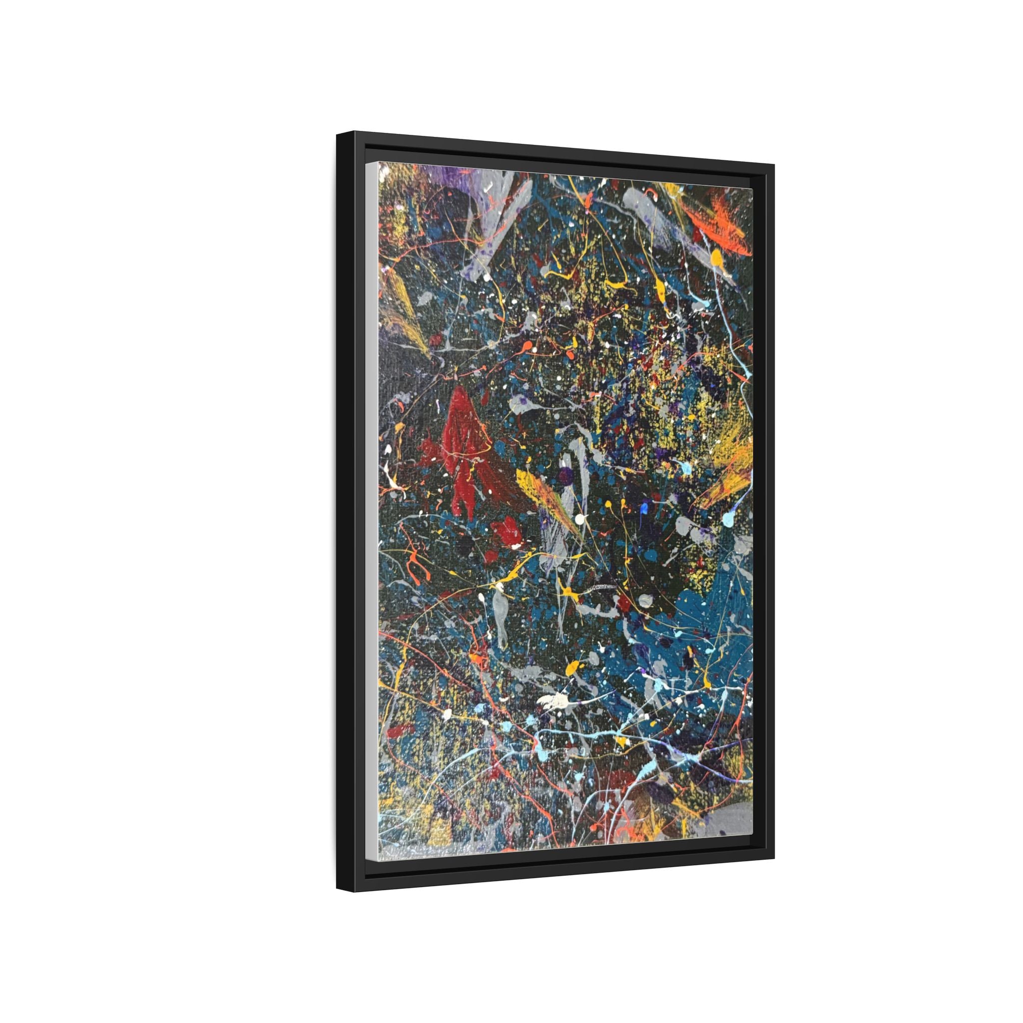 Colorful Abstract Framed Canvas Art
