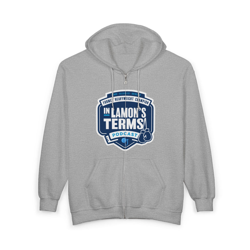 "In Lamon's Terms Podcast" — Fan Hoodie Podcast Logo Zip Hoodie