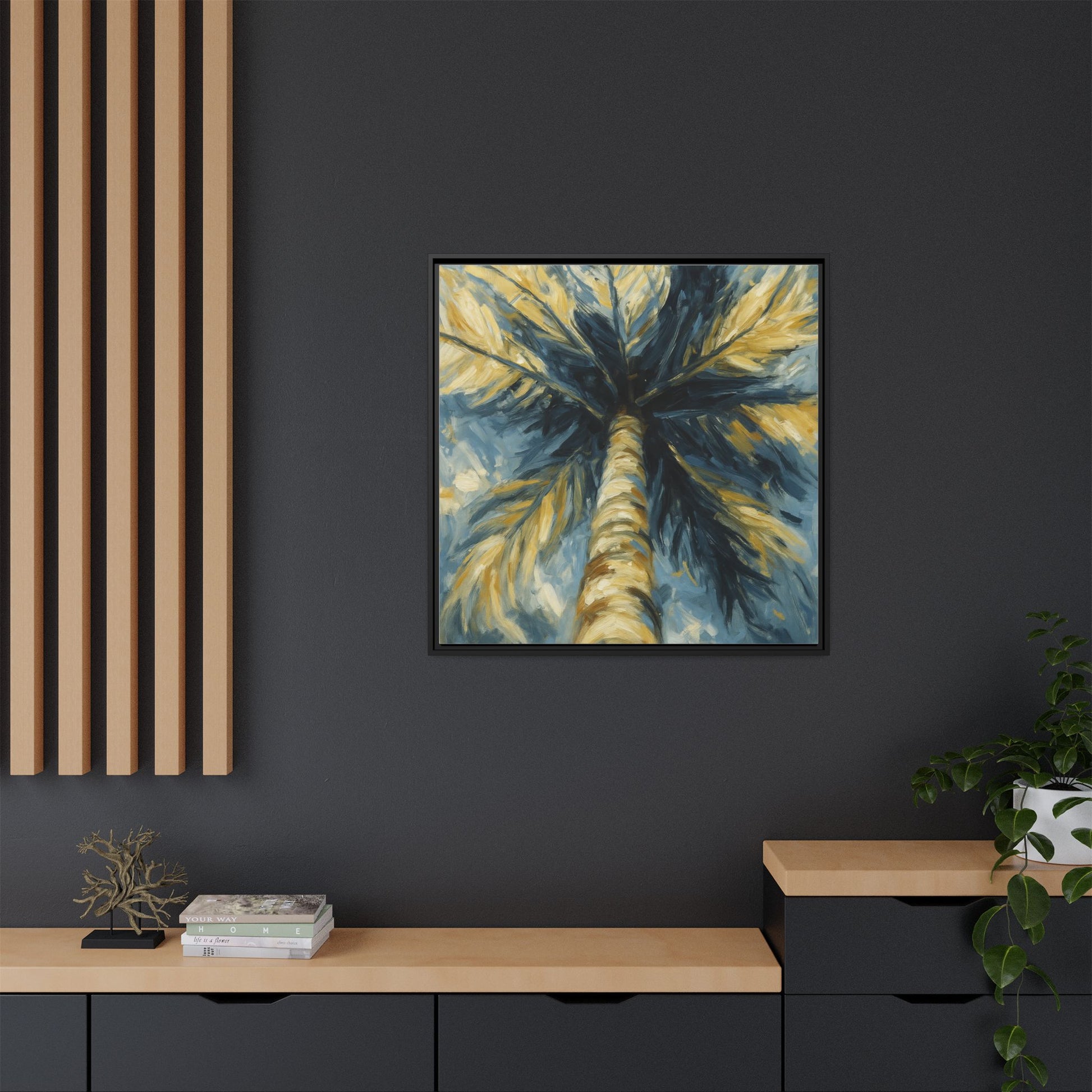Blue Palm Tree