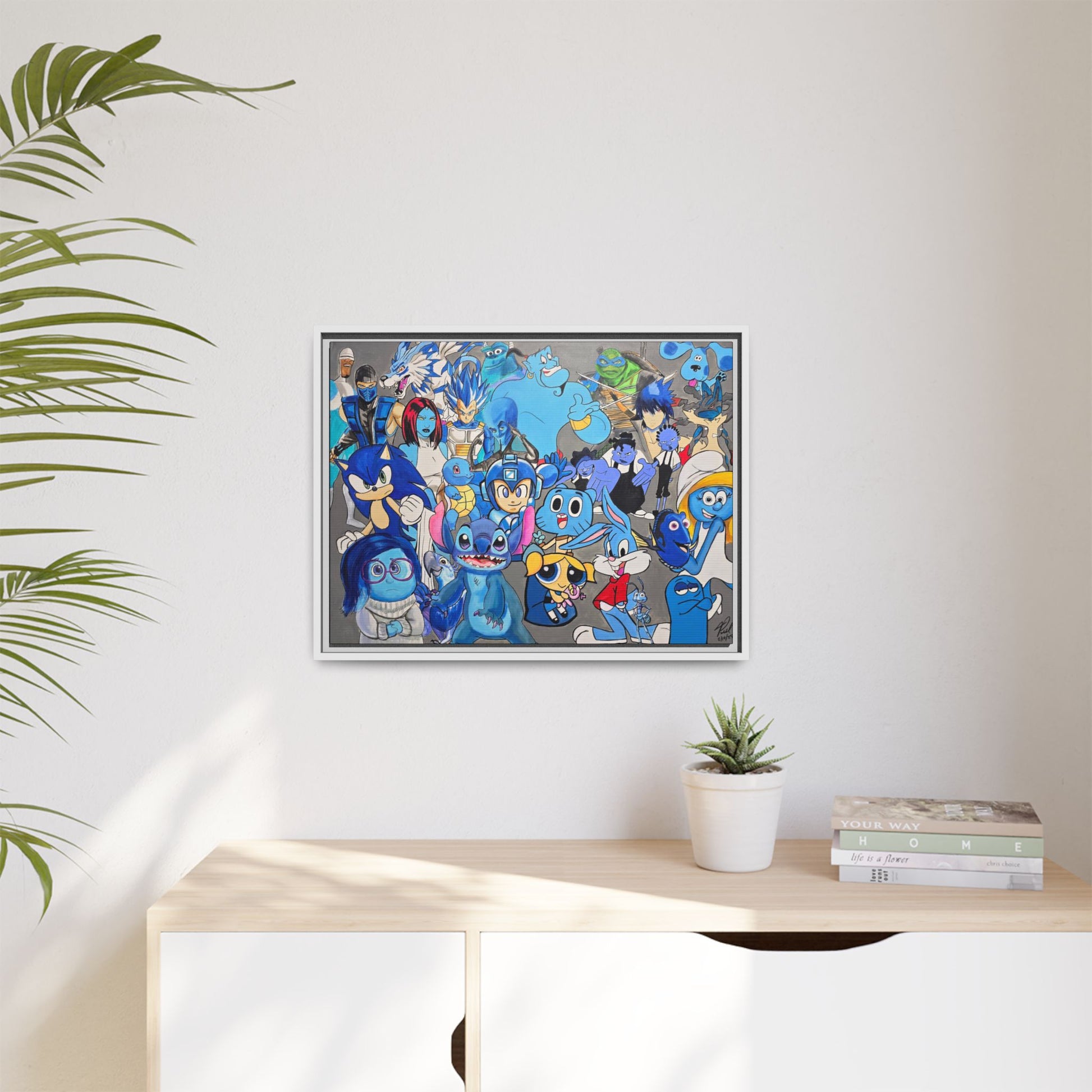 Blue Characters