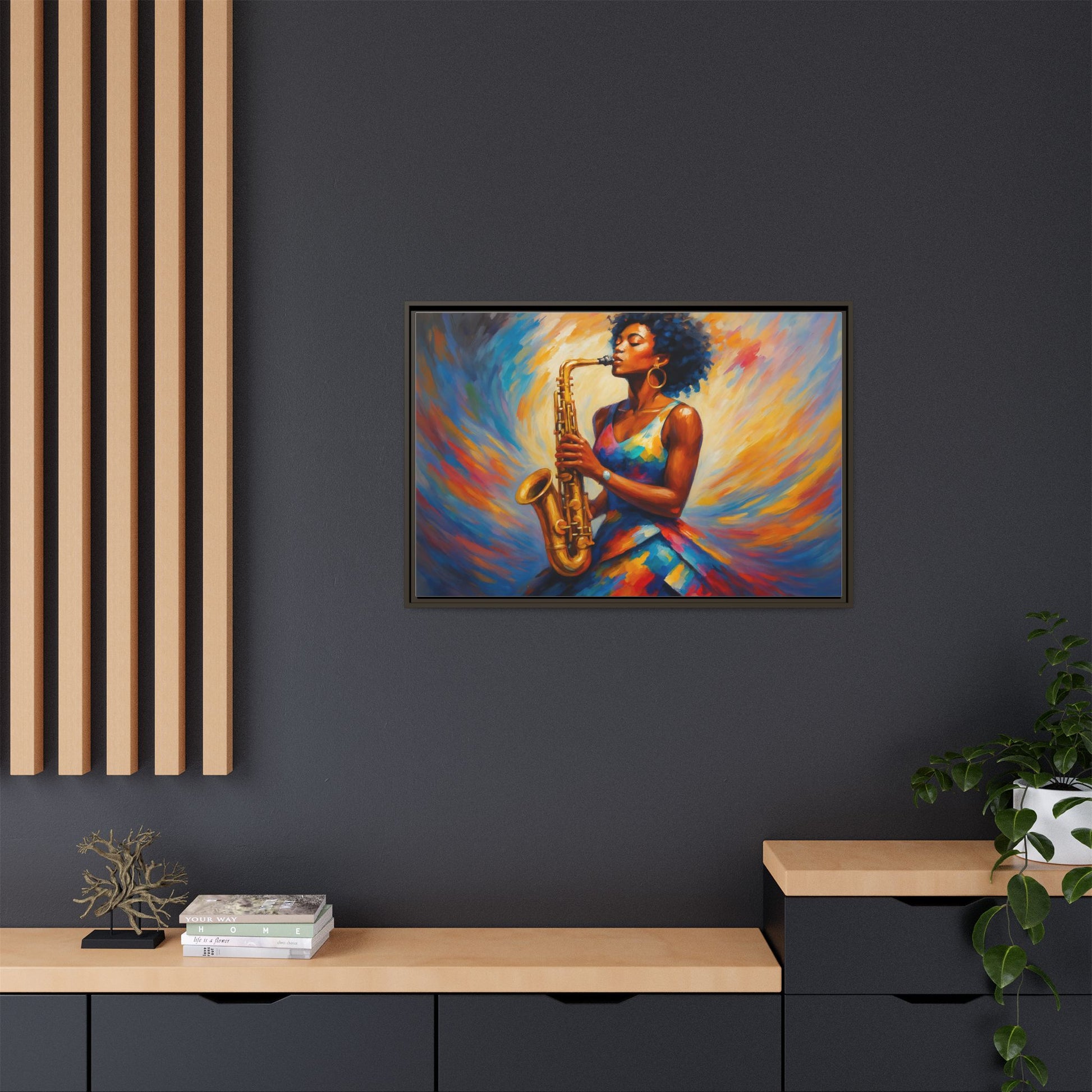 Vibrant Jazzy Lady