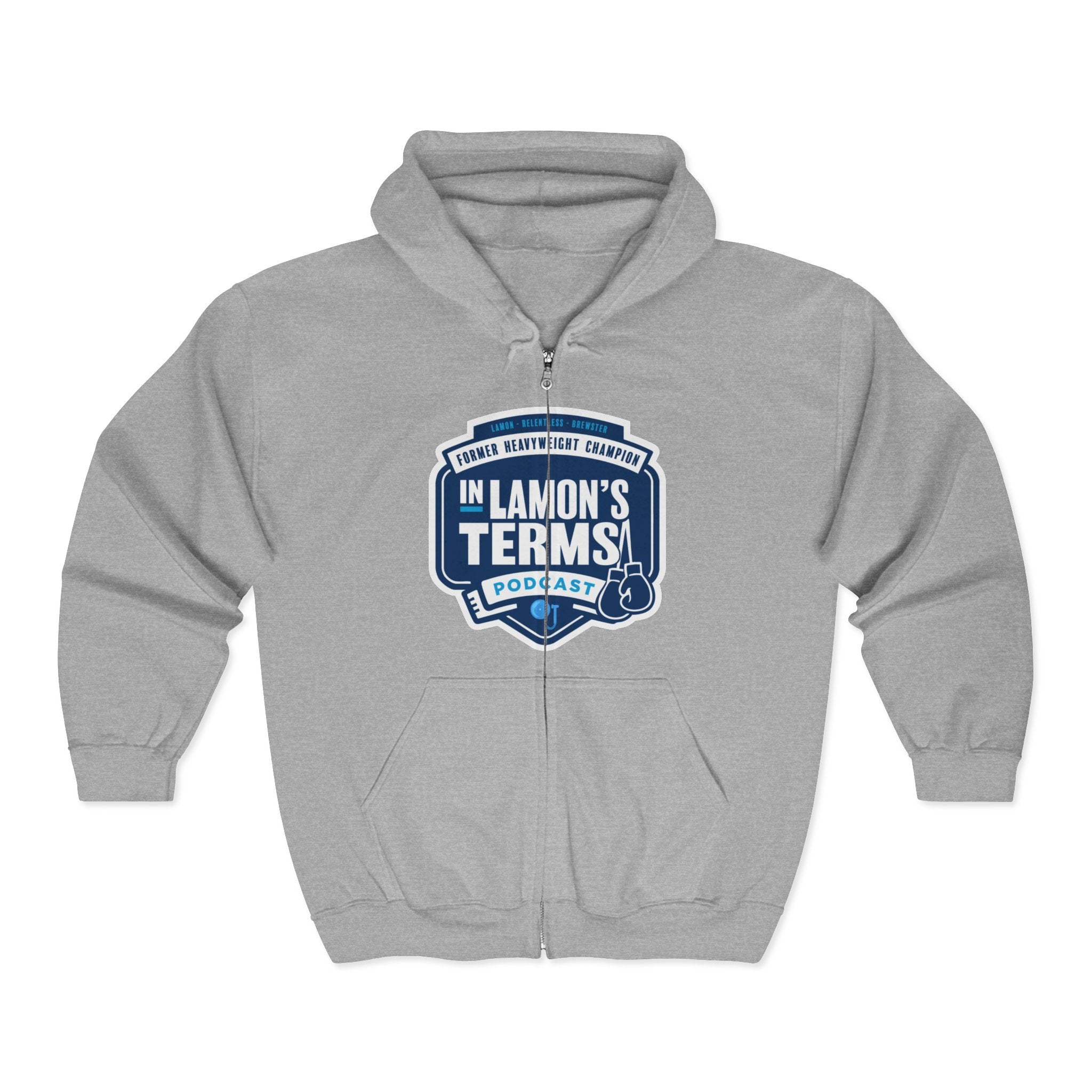"In Lamon's Terms Podcast" — Fan Hoodie Podcast Logo Zip Hoodie