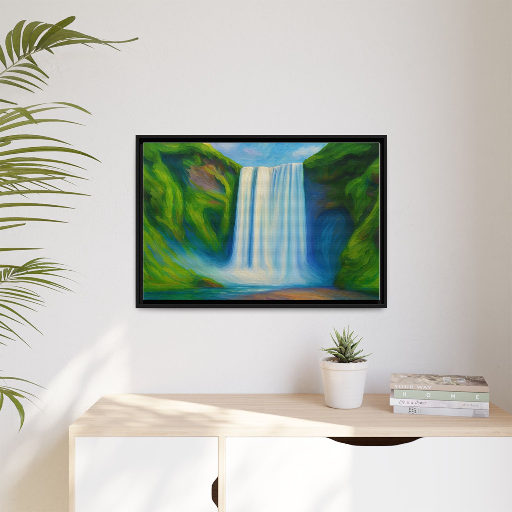 Serene Waterfall 1
