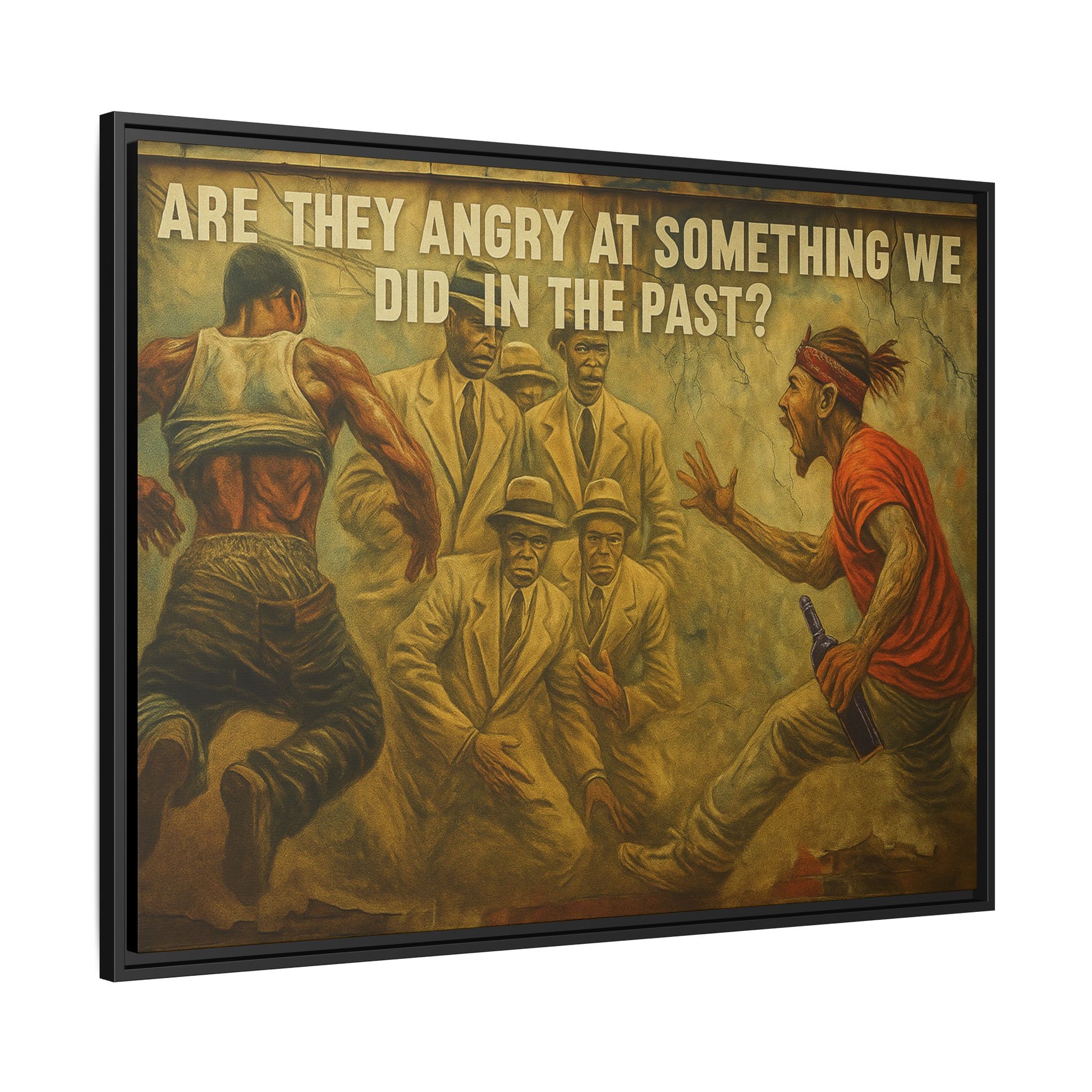 Framed Art Print: Thought-Provoking Vintage Style Wall Decor, Home Office Inspiration, Thoughtful Gift for Art Lovers