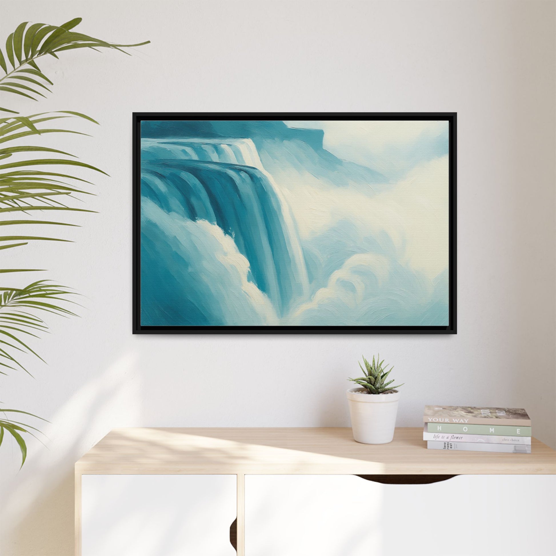 Blue Beautiful Waterfall