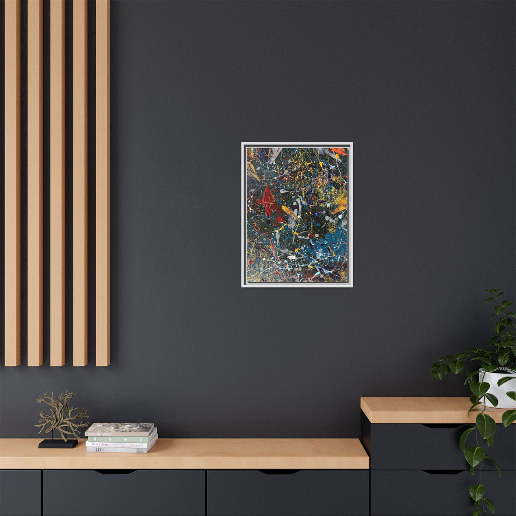 Colorful Abstract Framed Canvas Art