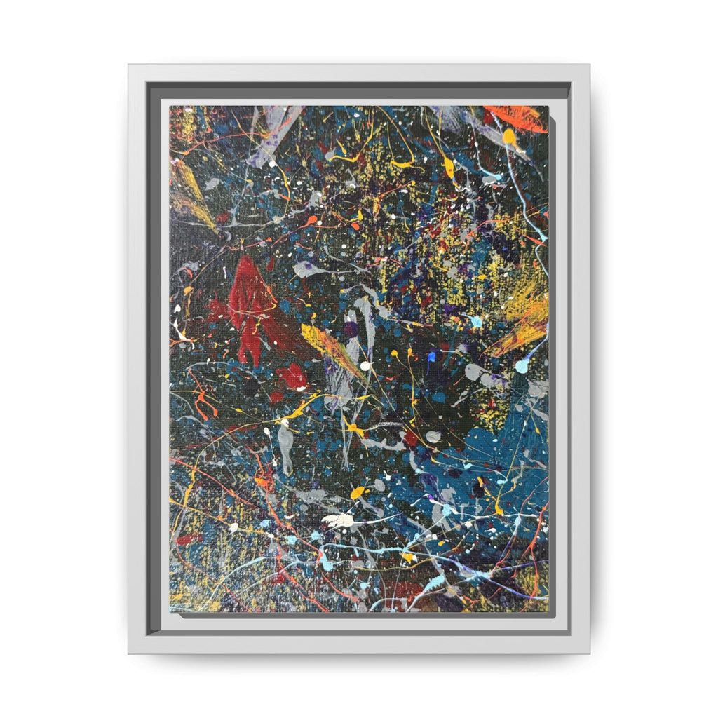 Colorful Abstract Framed Canvas Art