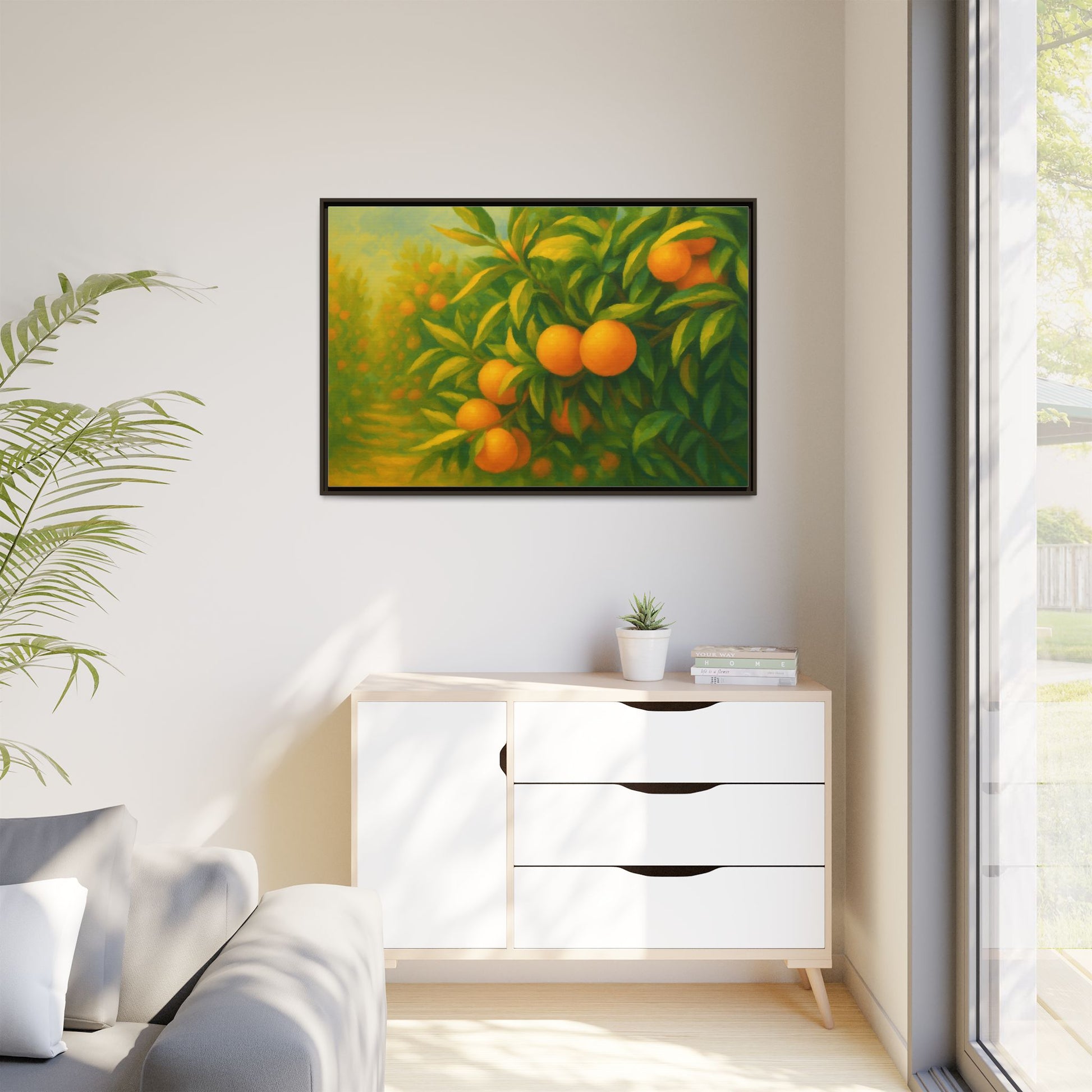 Orange Orchard Field