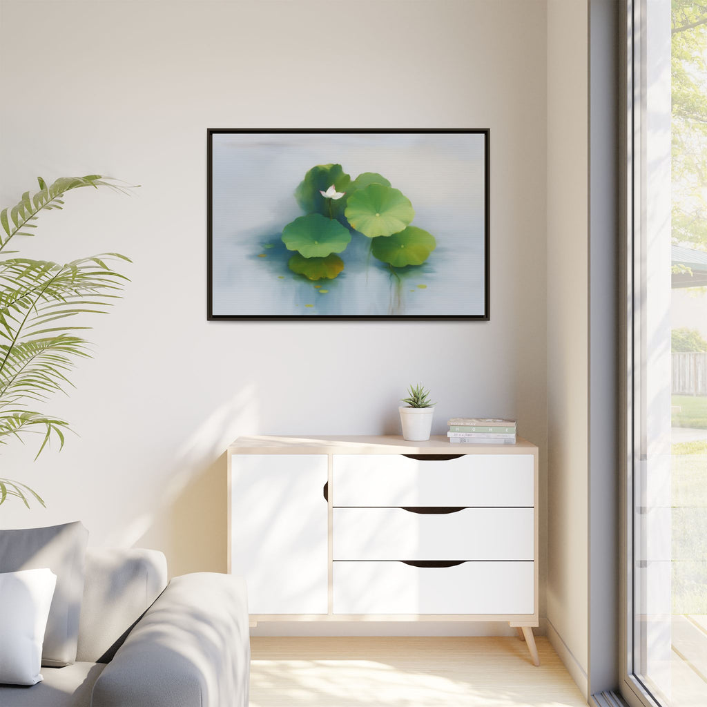 Serene Green Lotus