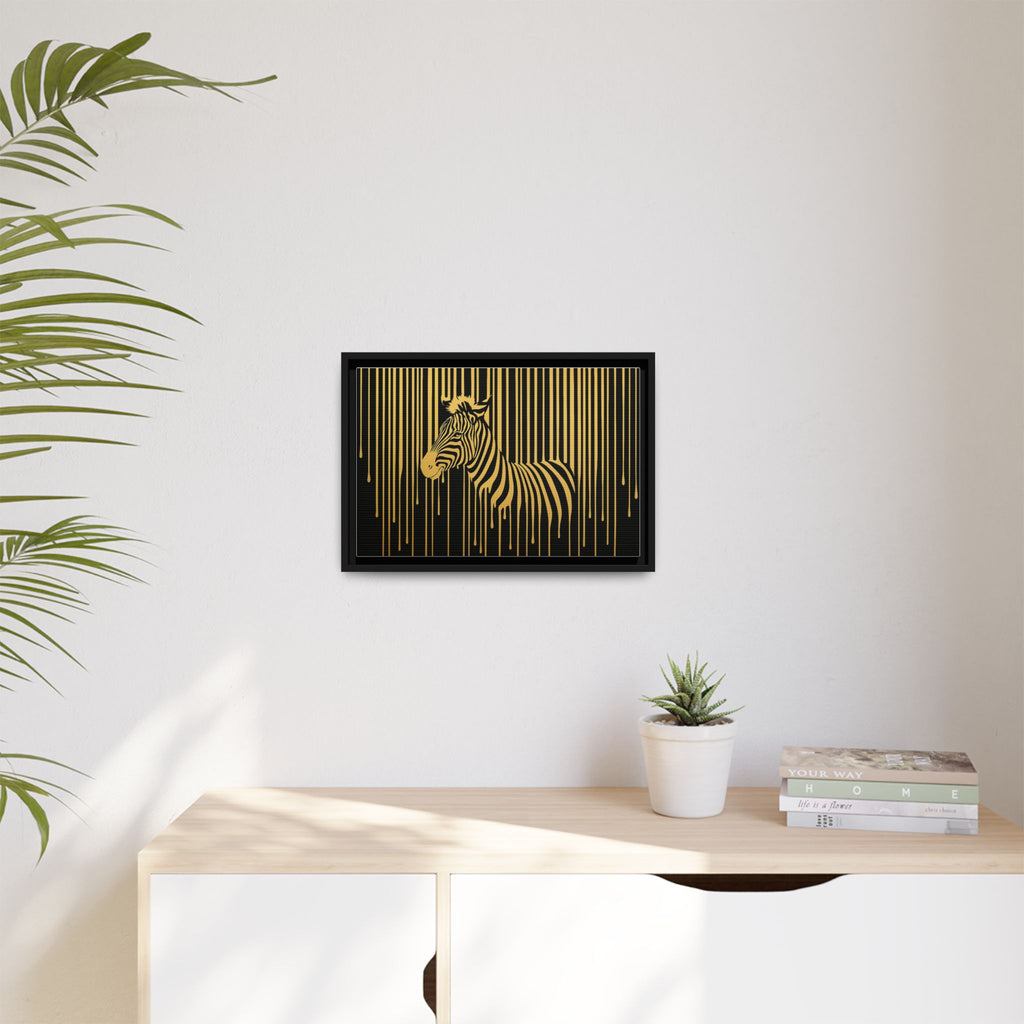 Gold Dripping Zebra