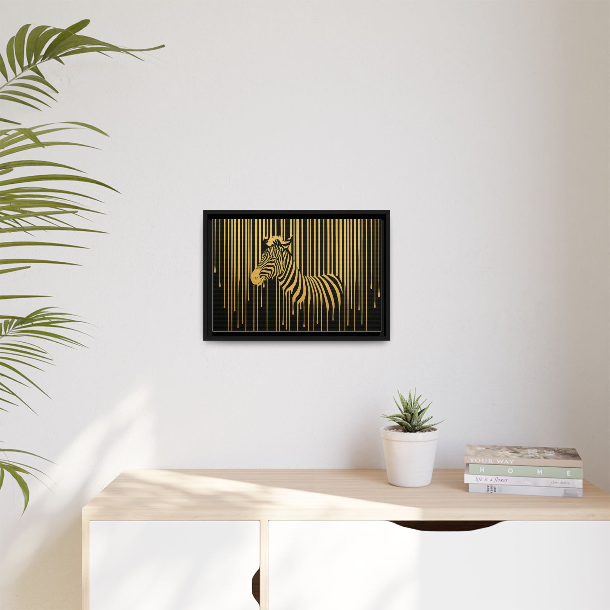 Gold Dripping Zebra