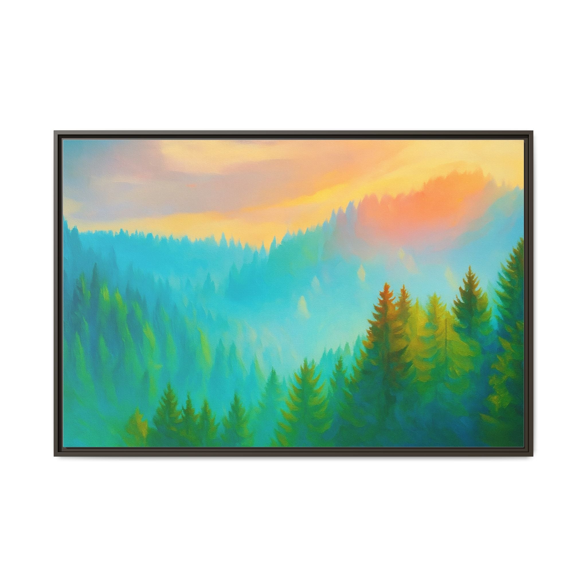 Serene Sun Forest Nature