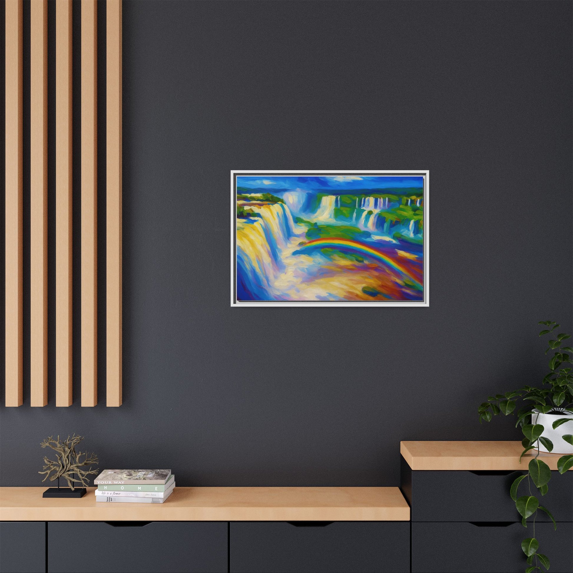 Waterfall Rainbow Splash
