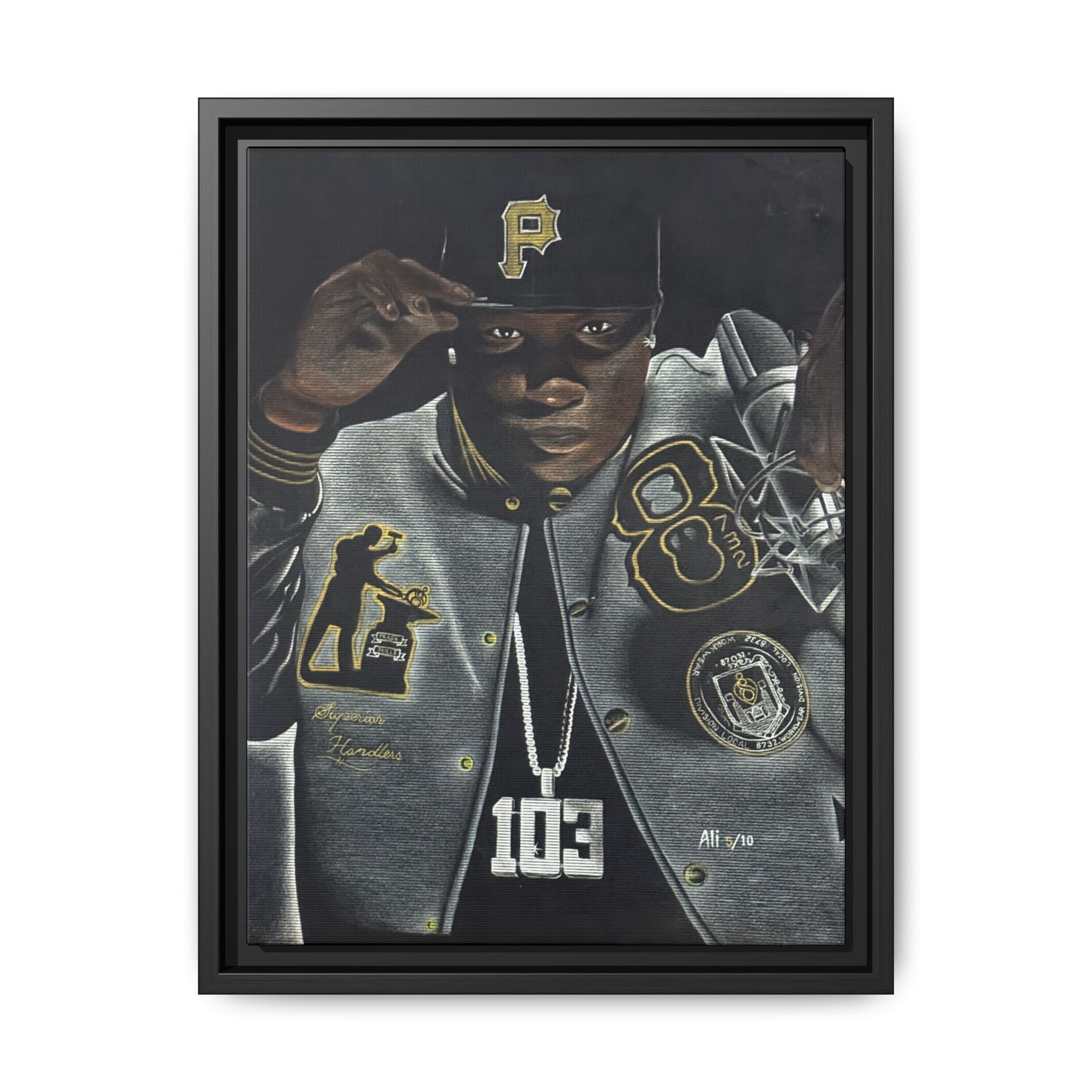 Canvas Looking in the Mirror Wall Art