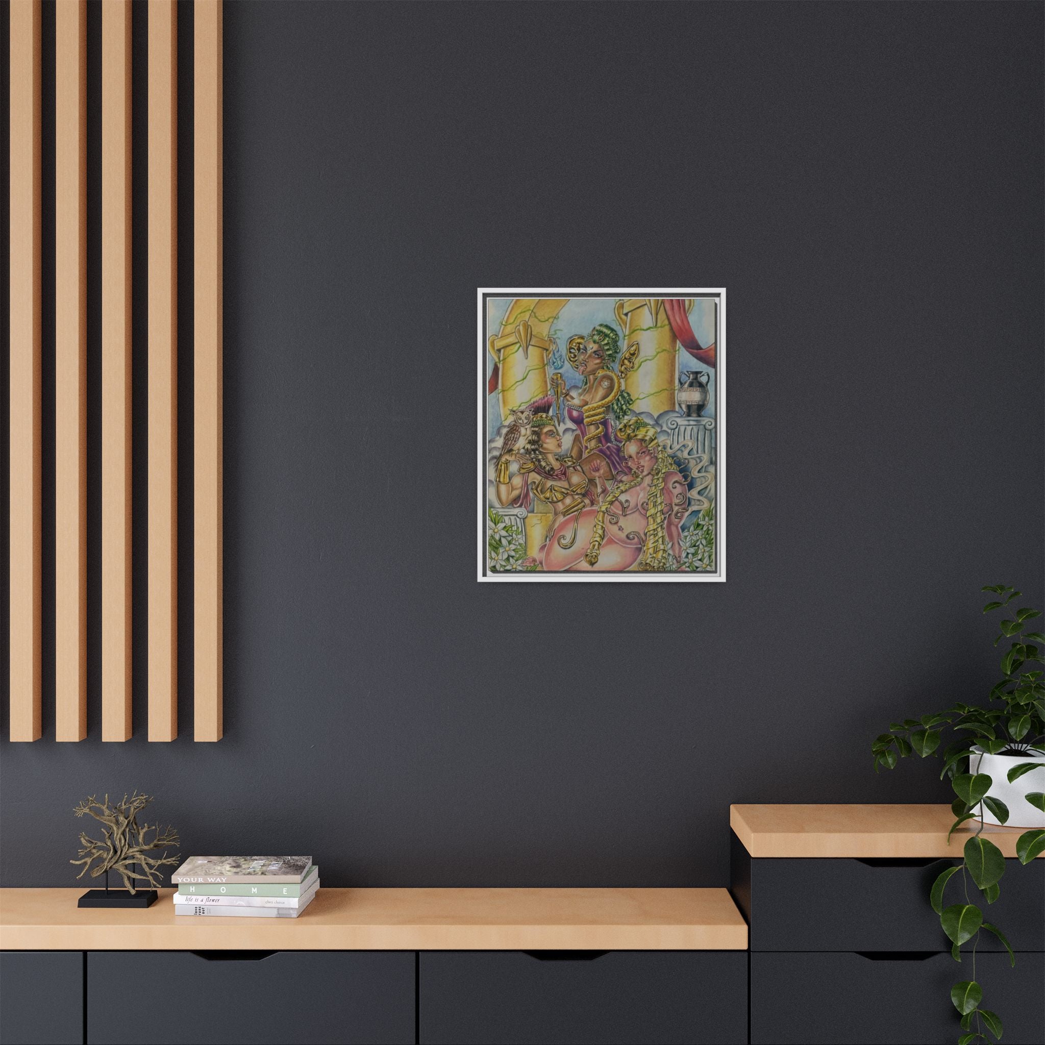 Canvas Art Print - Many Faces