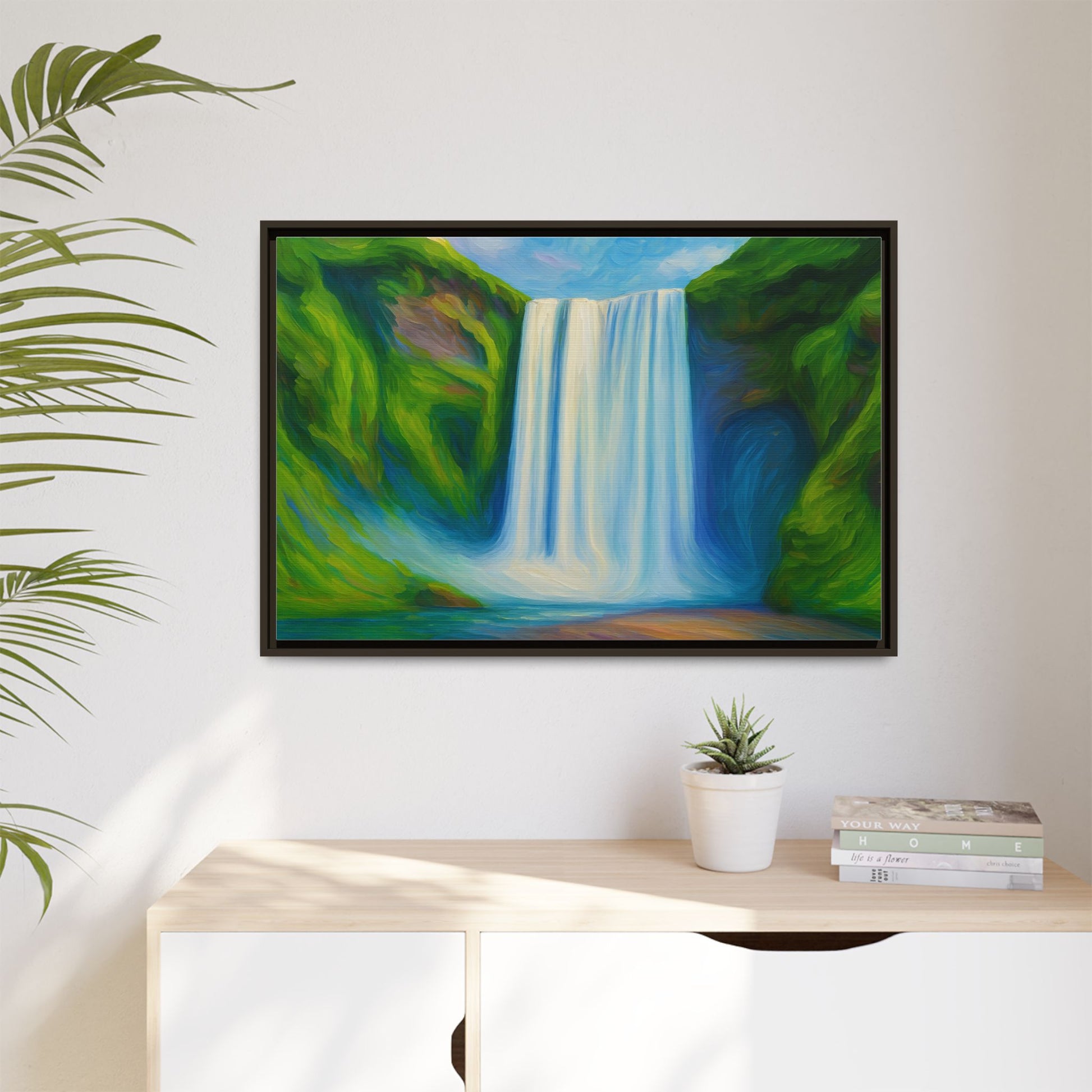 Serene Waterfall 1