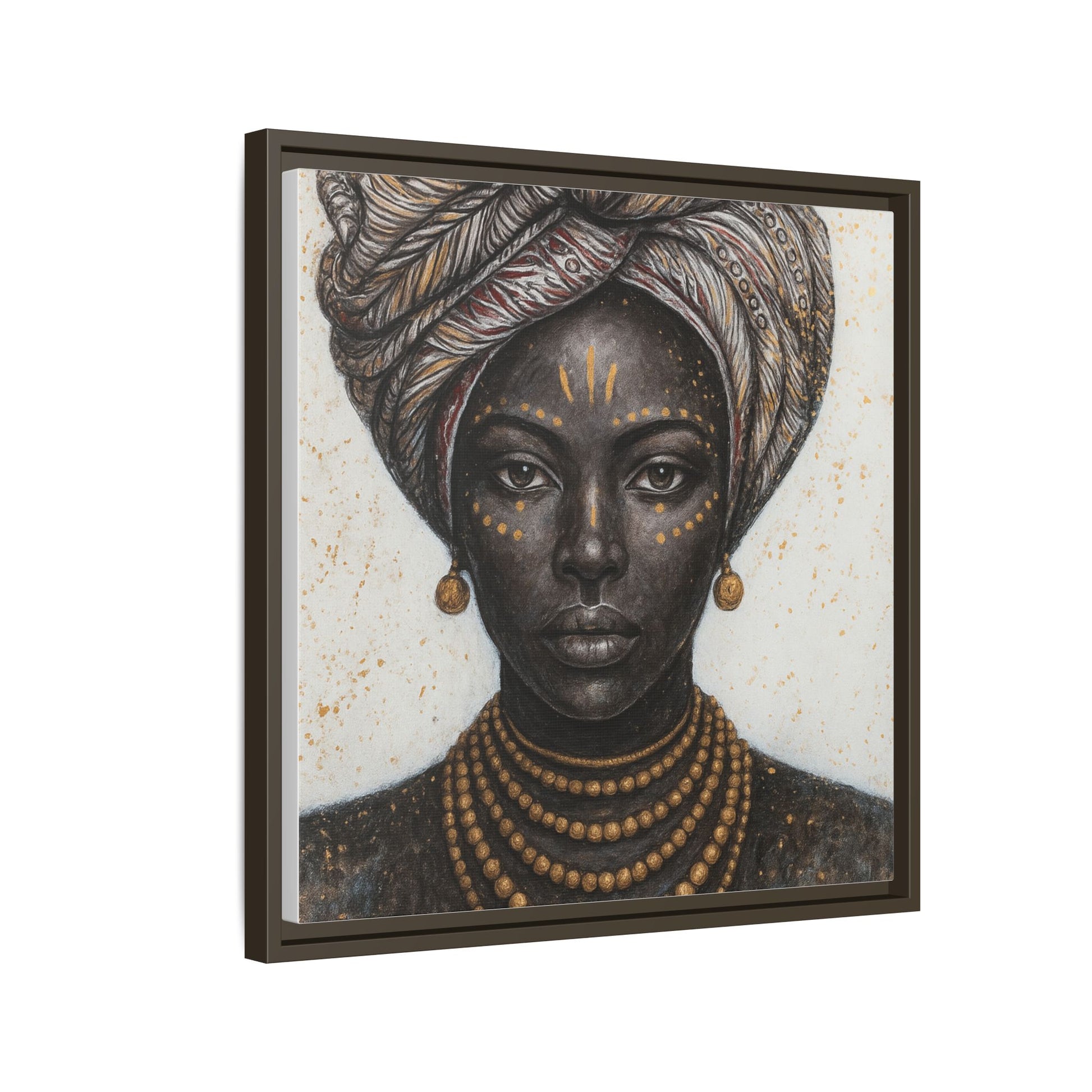 White Artistic African Lady