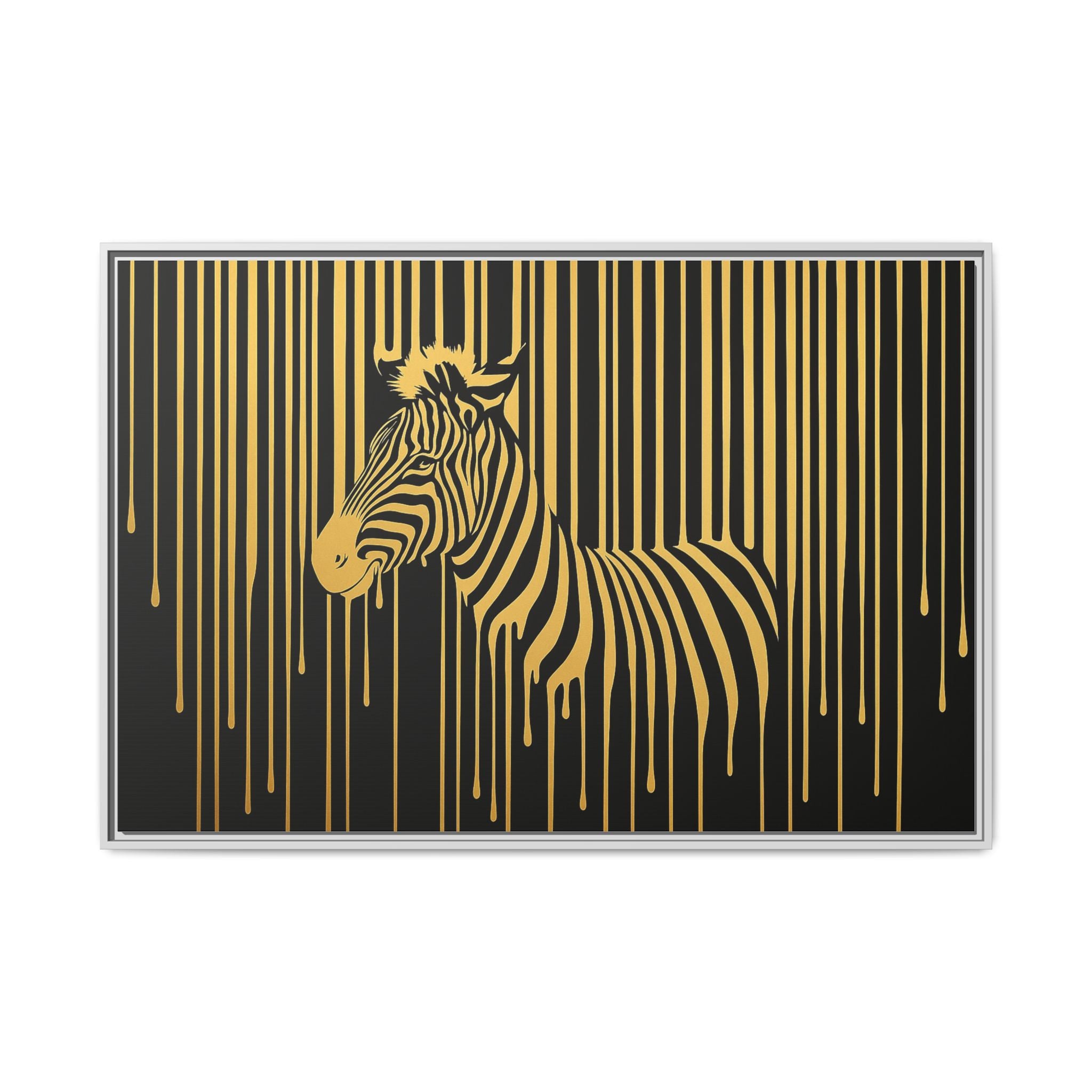 Gold Dripping Zebra