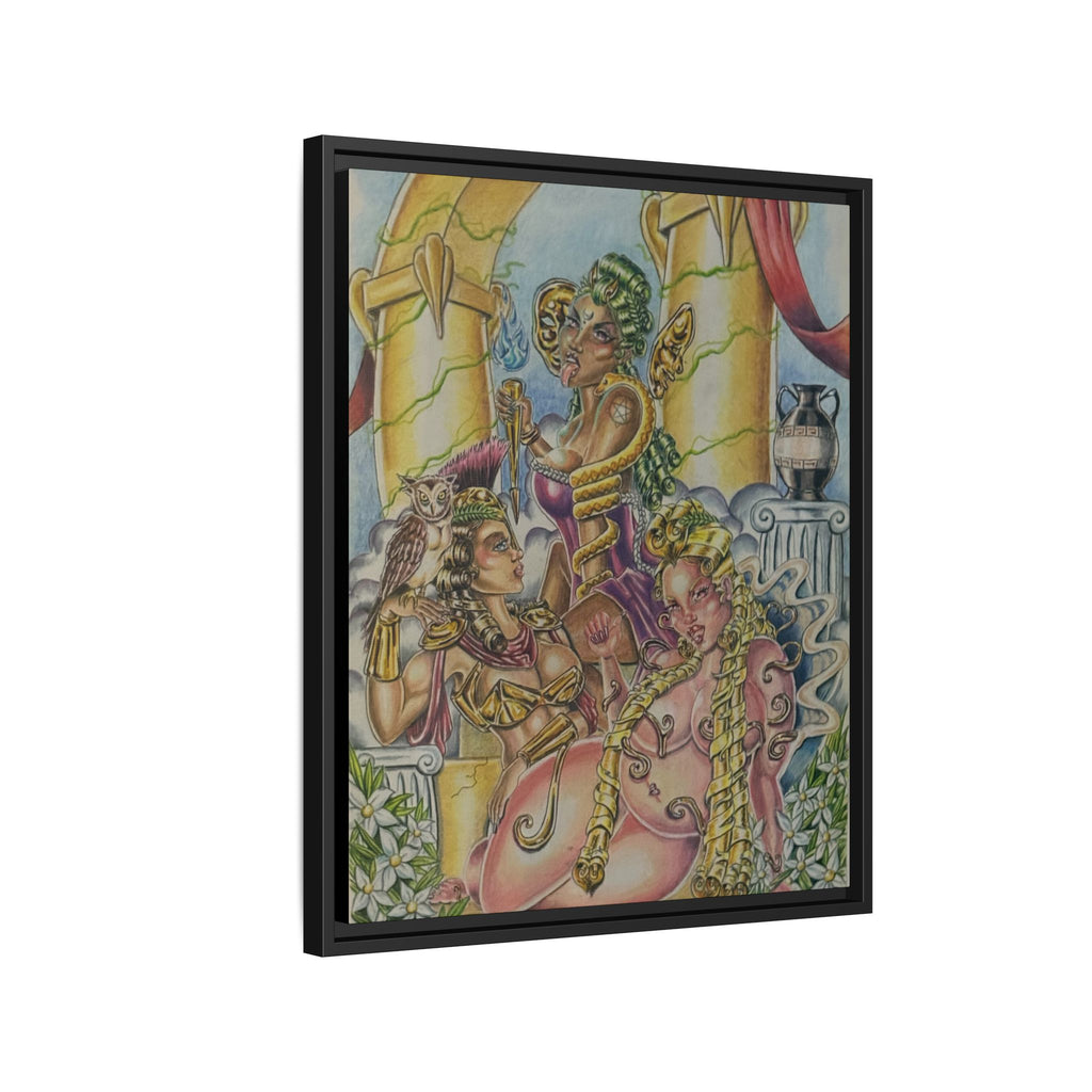 Canvas Art Print - Many Faces