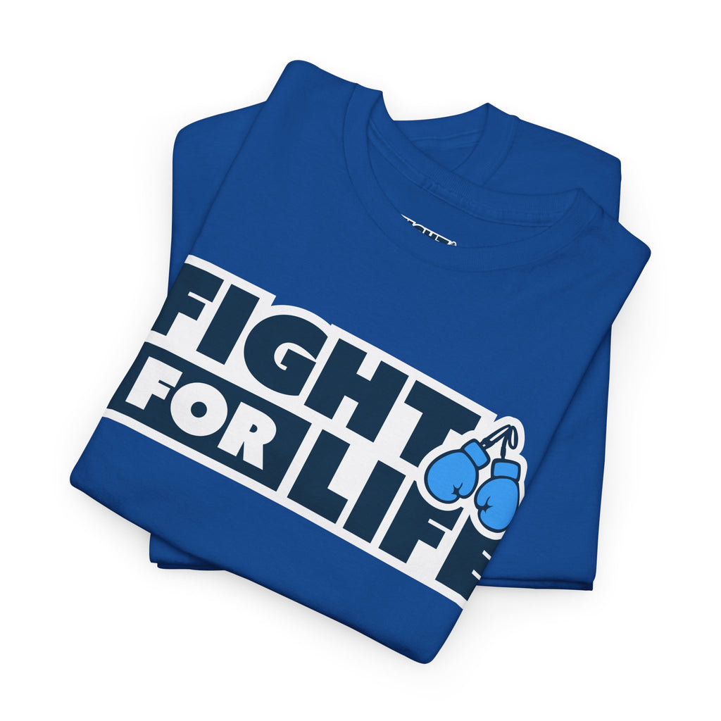Fight For Life T-Shirt — Royal Blue Tee