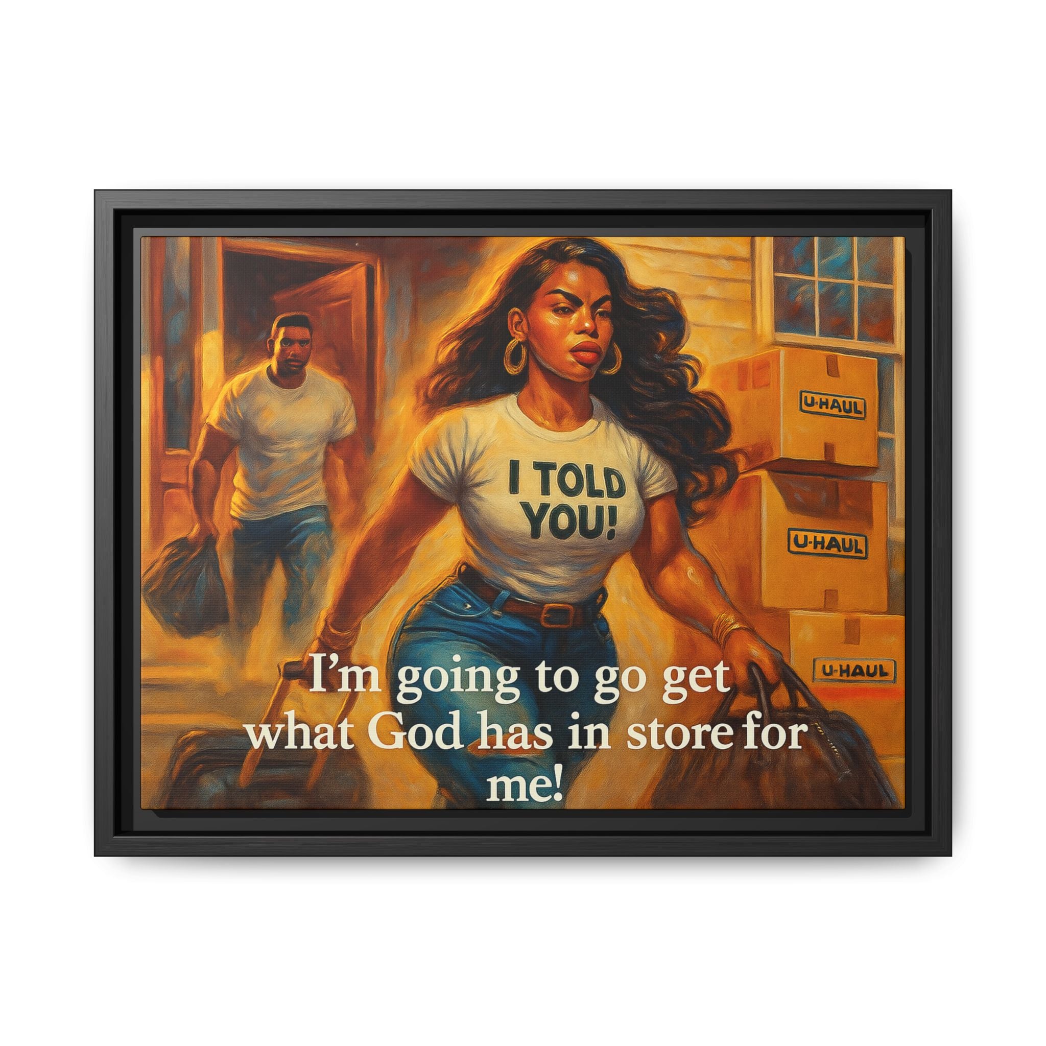 Inspirational Framed Canvas Art - Motivational Wall Decor, Home Office Wall Art, Gift for Her, Uplifting Quote Art, Positive Vibes [...]