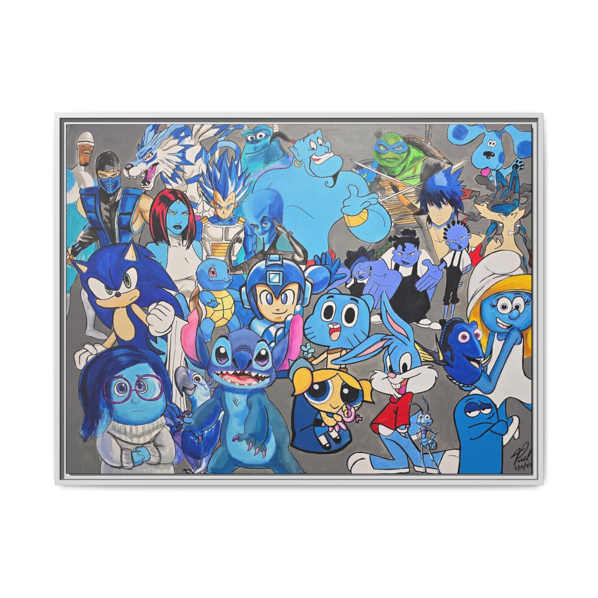 Blue Characters