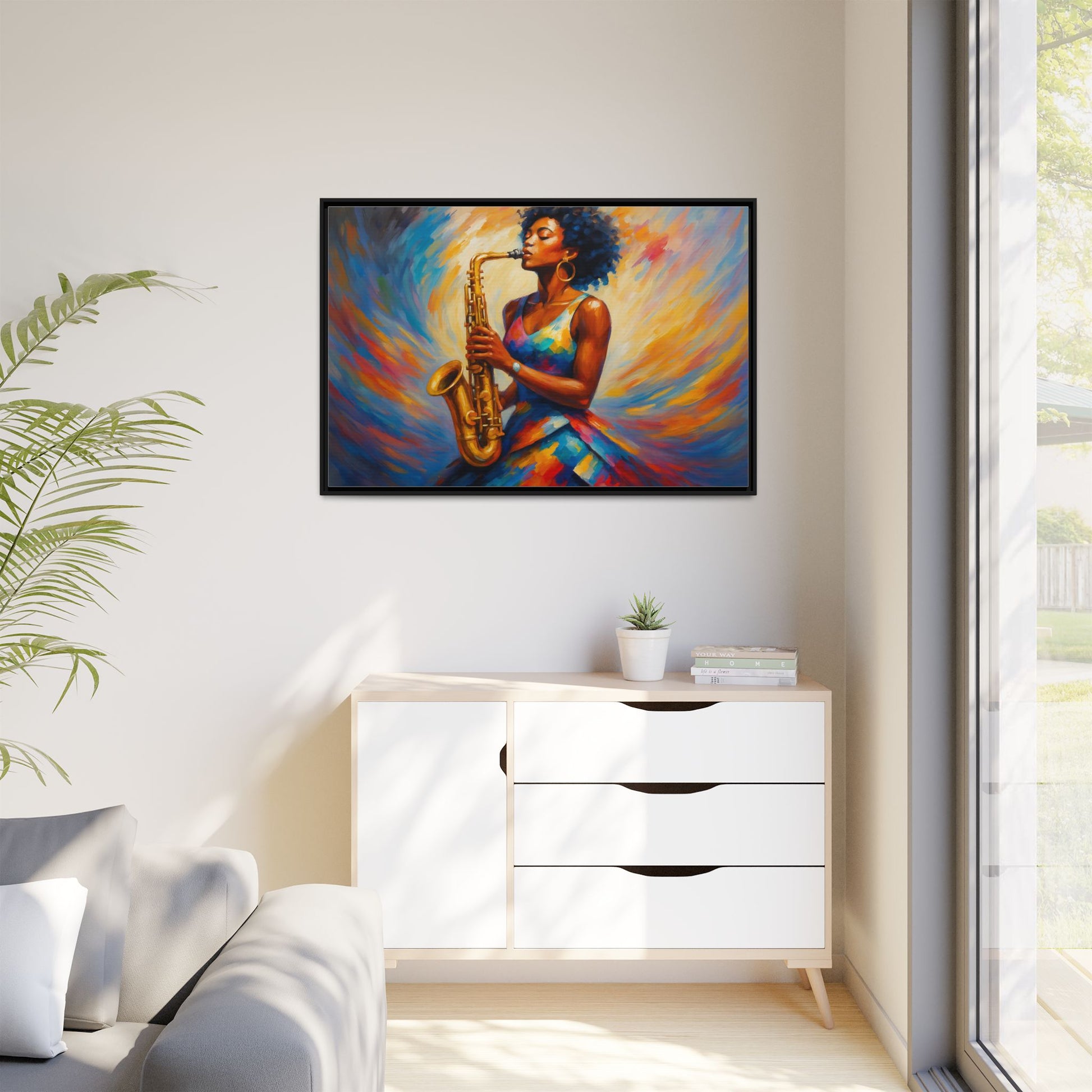 Vibrant Jazzy Lady