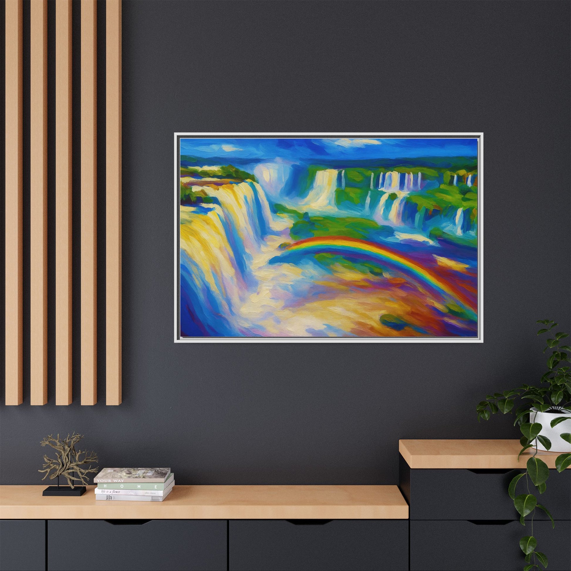 Waterfall Rainbow Splash