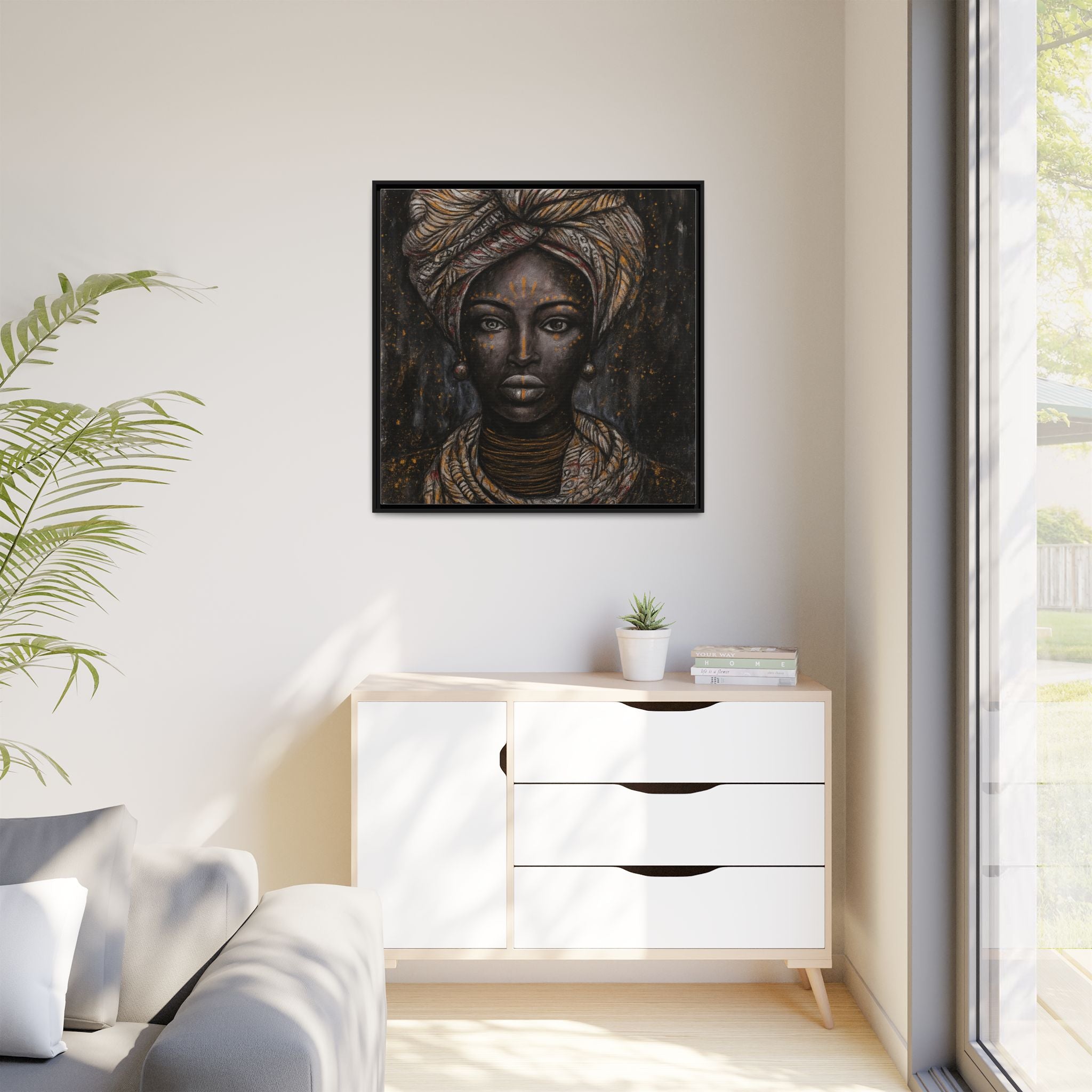 Artistic African Lady
