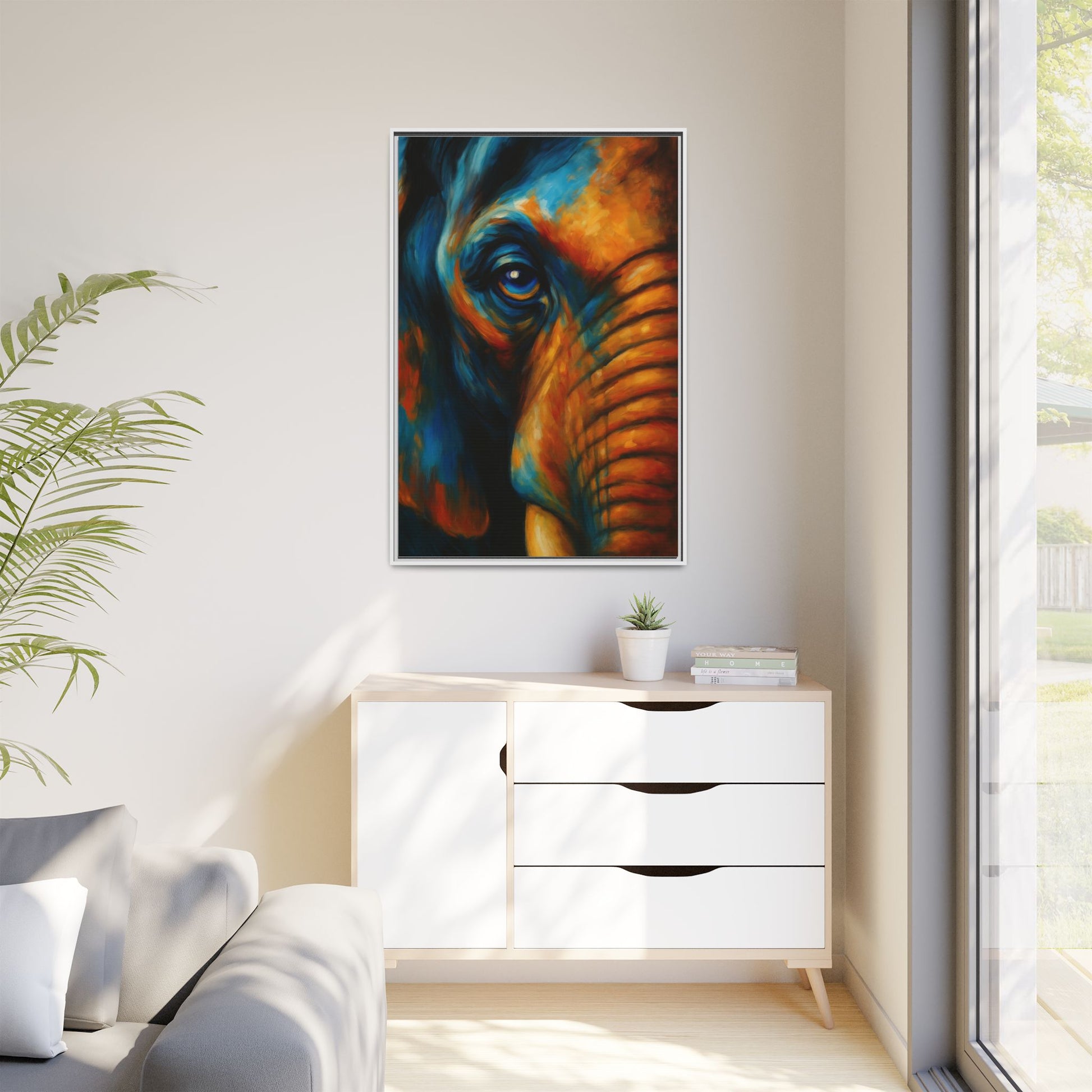 Majestic Elephant Gaze