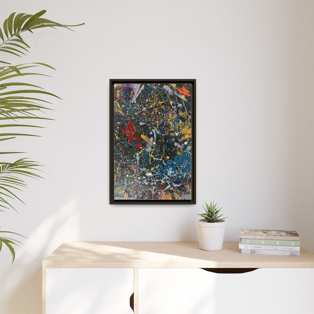 Colorful Abstract Framed Canvas Art