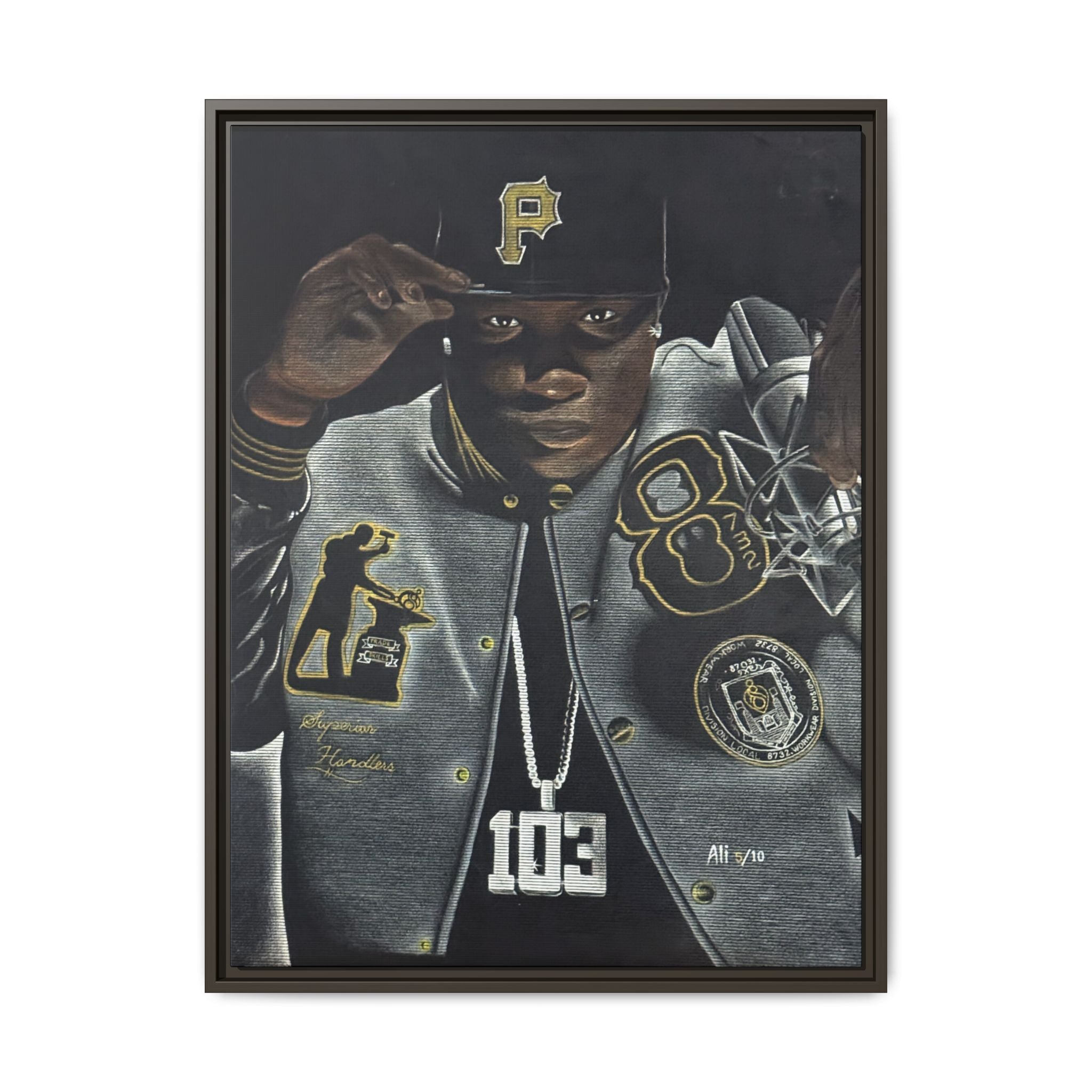 Canvas Looking in the Mirror Wall Art