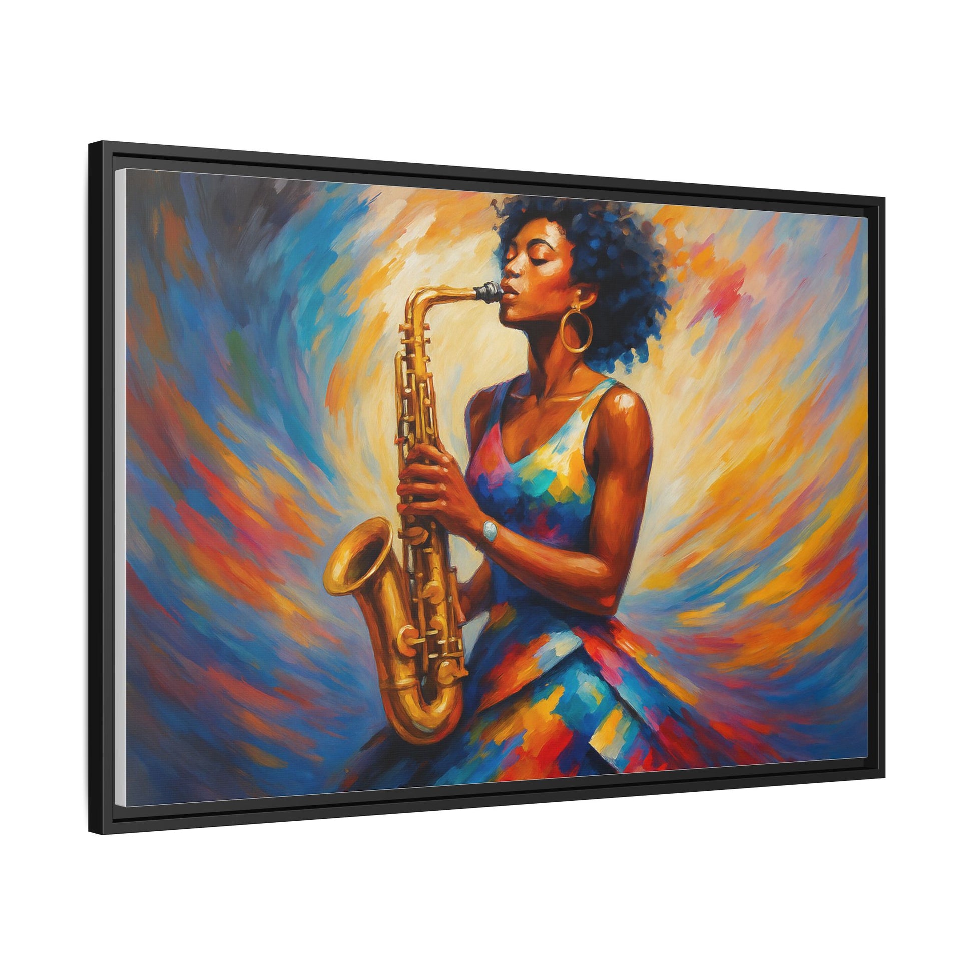Vibrant Jazzy Lady